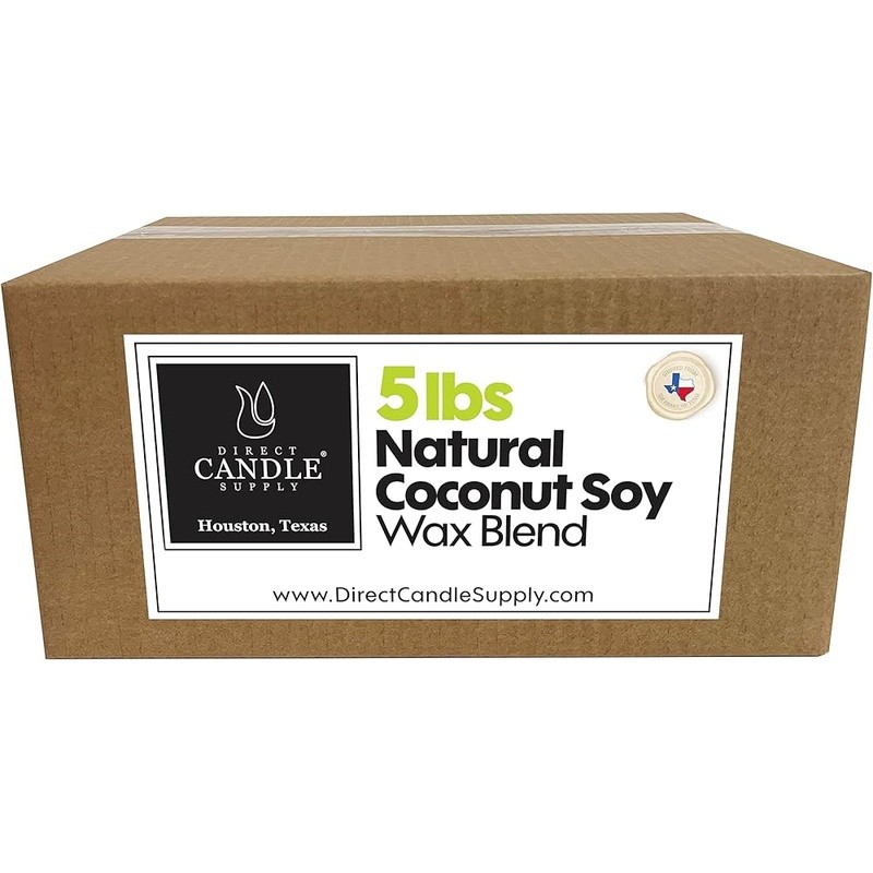 Coconut Soy Wax Bulk Natural Unscented Candle Making Aromatherapy Safe Use