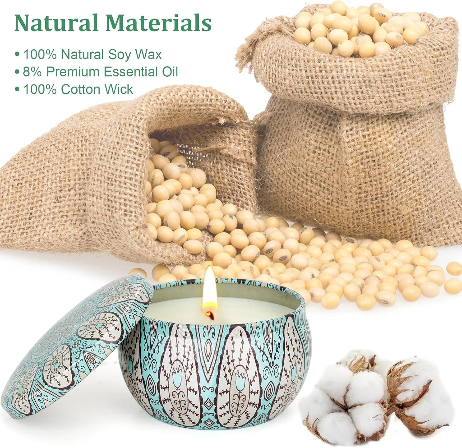 Scented Candles Gifts for Women 4 Pack Aromatherapy Candle Up to 90 Hours Home S