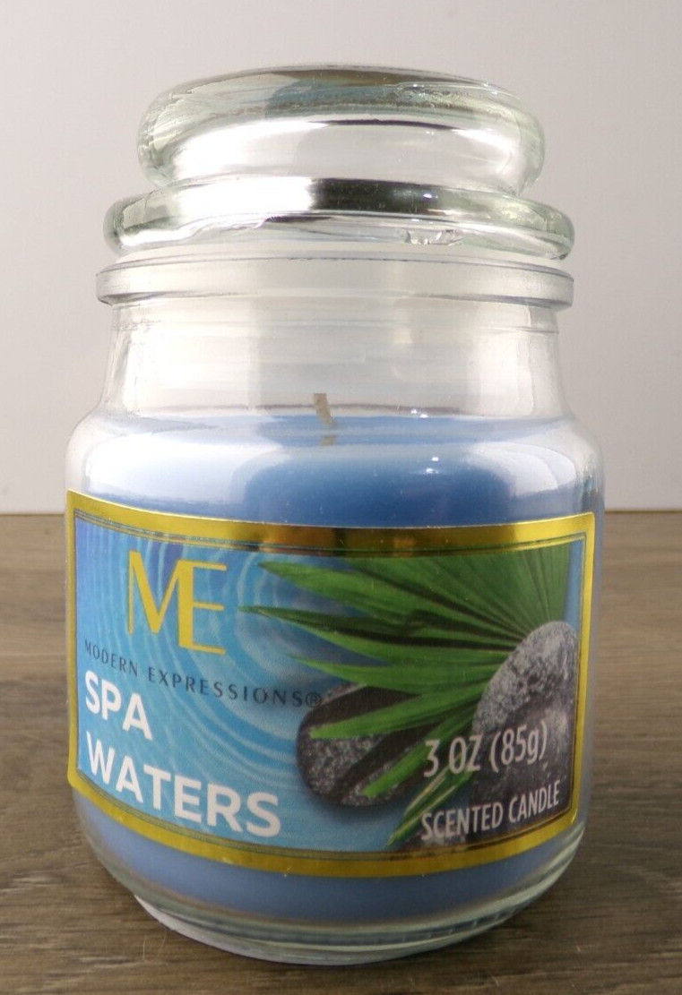 Box of 4 ME Modern Expressions Spa Waters 3oz Scented Candles, New S1