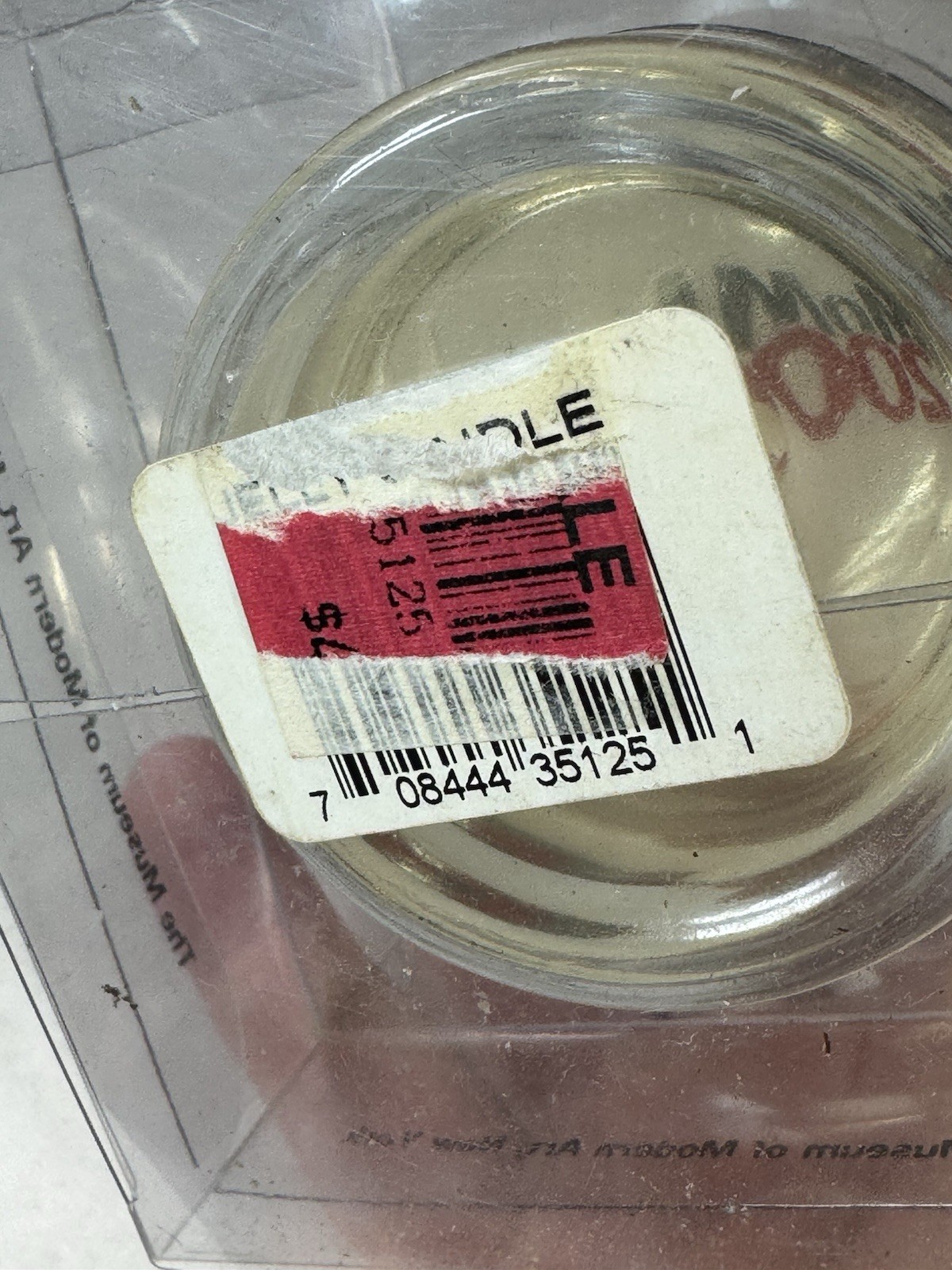 MoMA 2000 Gel Jelly Candle New in Box, Museum of Modern Art New York City