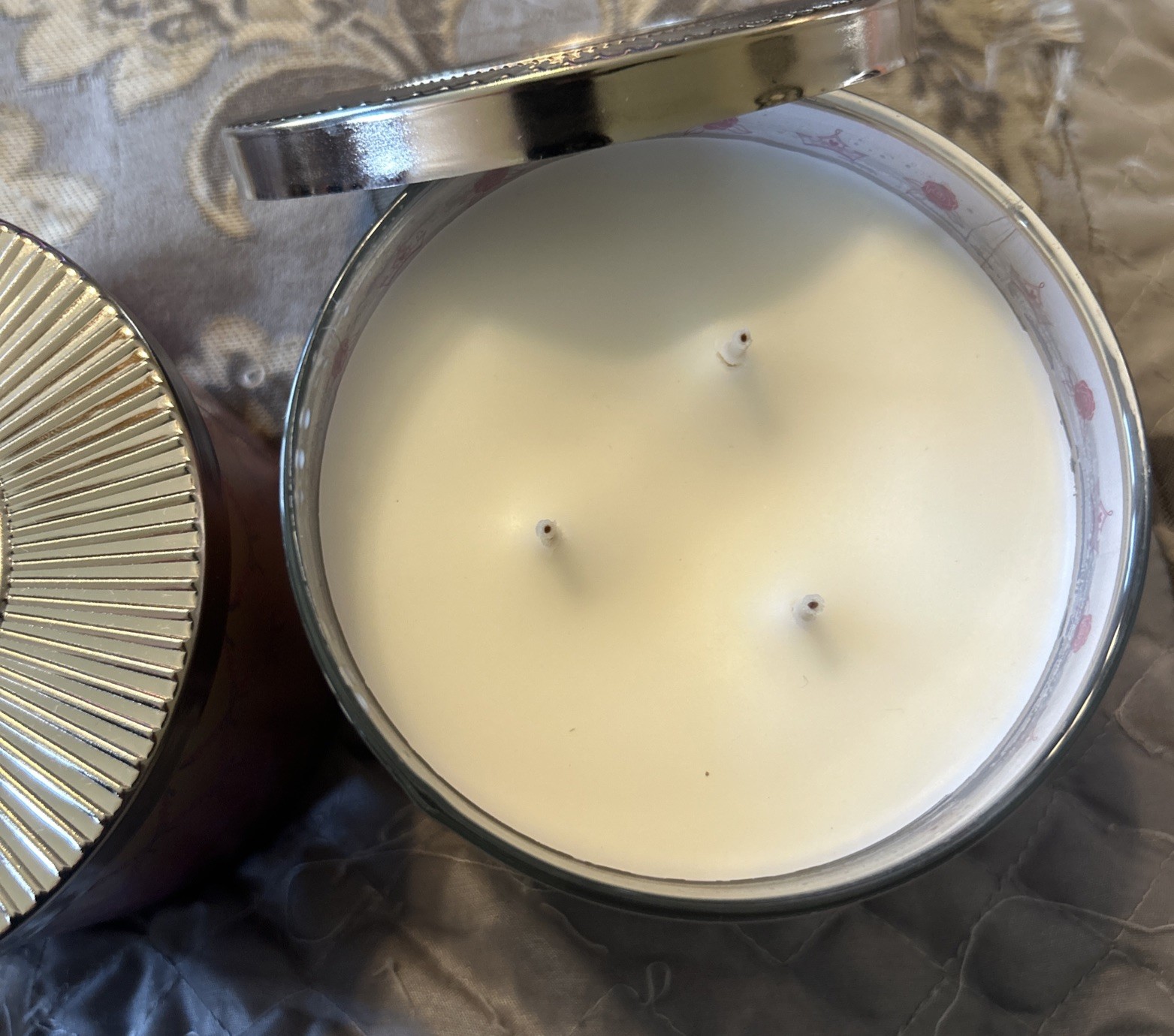 2 Bath & Body Works DISNEY PRINCESS AURORA 3 Wick Scented Candles NEW