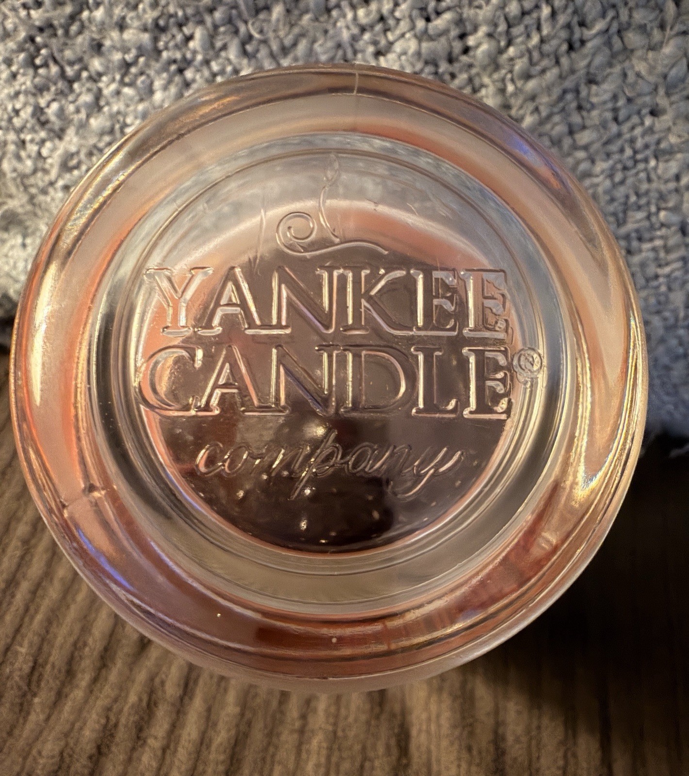 Yankee Candle Retired LEATHER 22 oz Oval Label
