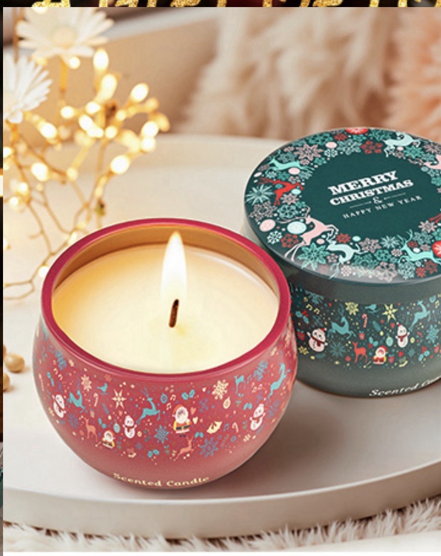 4-Pack 4.4 oz Each Aromatherapy Scented Candles Stress Relief 120 Hours Gift Set