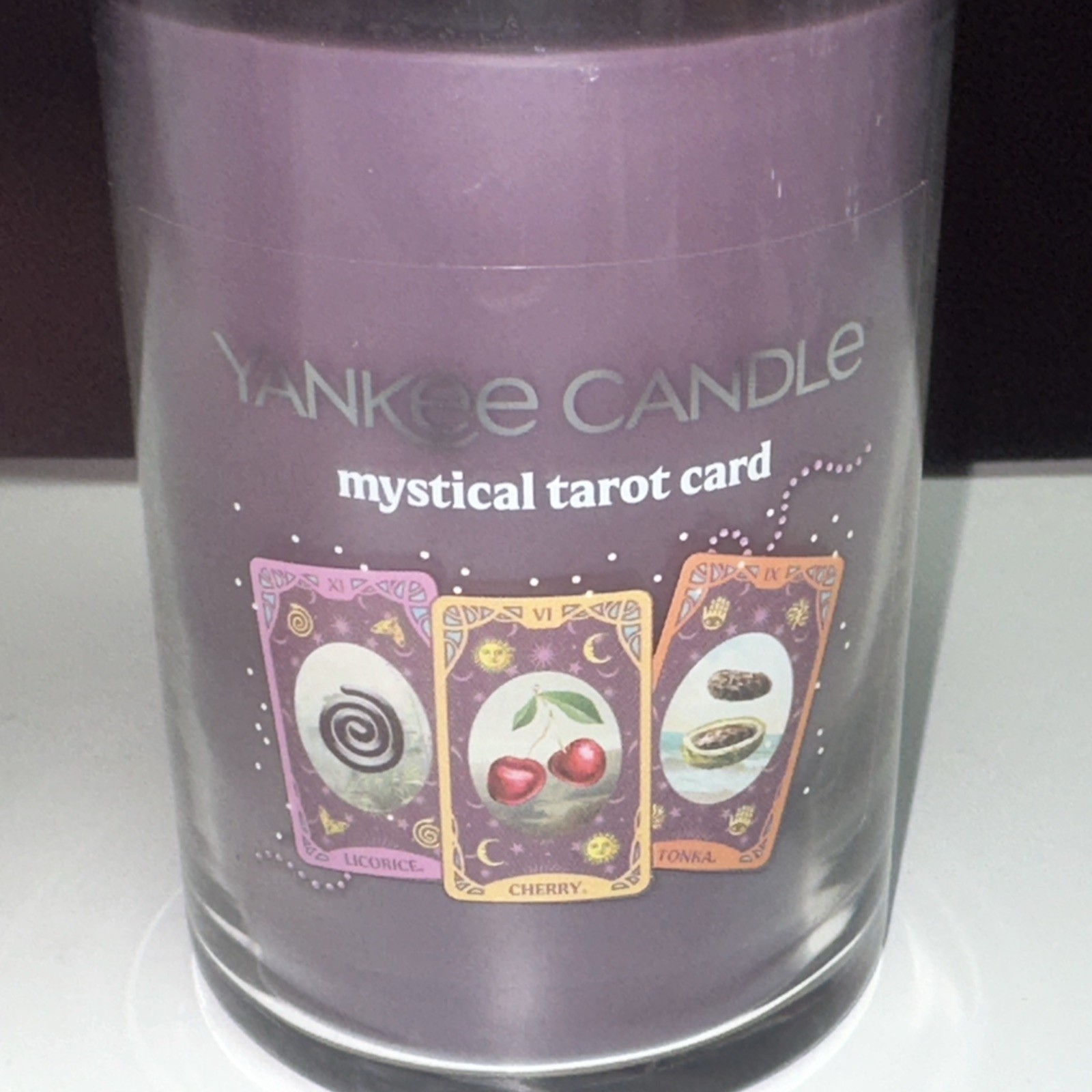 LOT OF 2-NEW-Yankee Candle MYSTICAL TAROT CARD Large 20oz- 2 WICK–NEW!!!