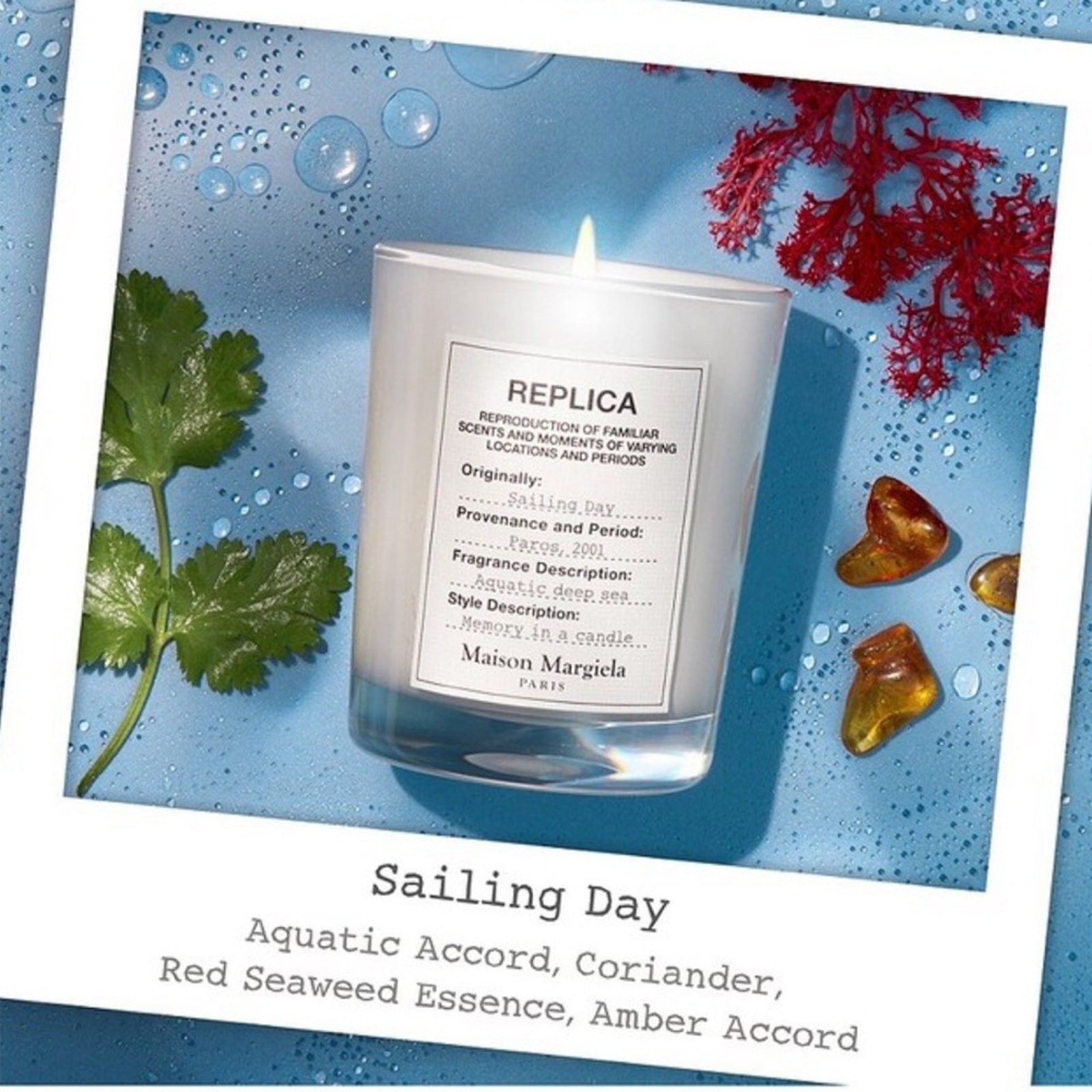$72 msrp brand new sealed box Maison Margiela Sailing Day Candle