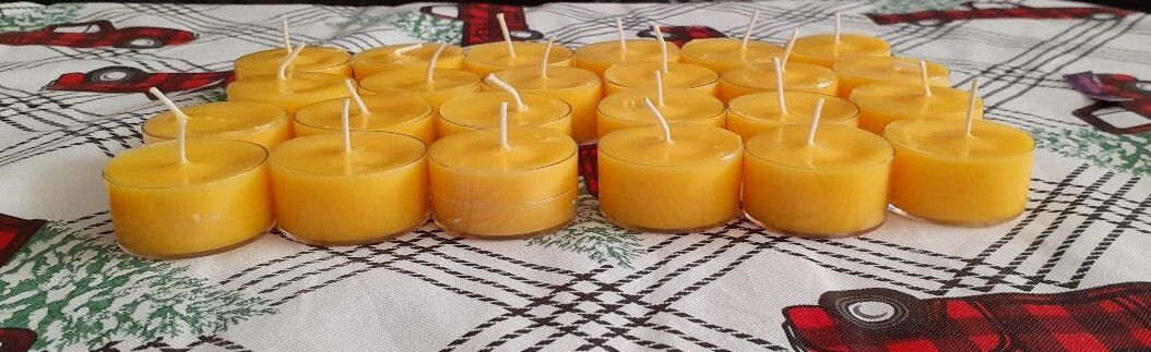 25 TEA LIGHTS CHOCOLATE CANDY CORN HIGHLY SCENTED HANDMADE SOY WAX