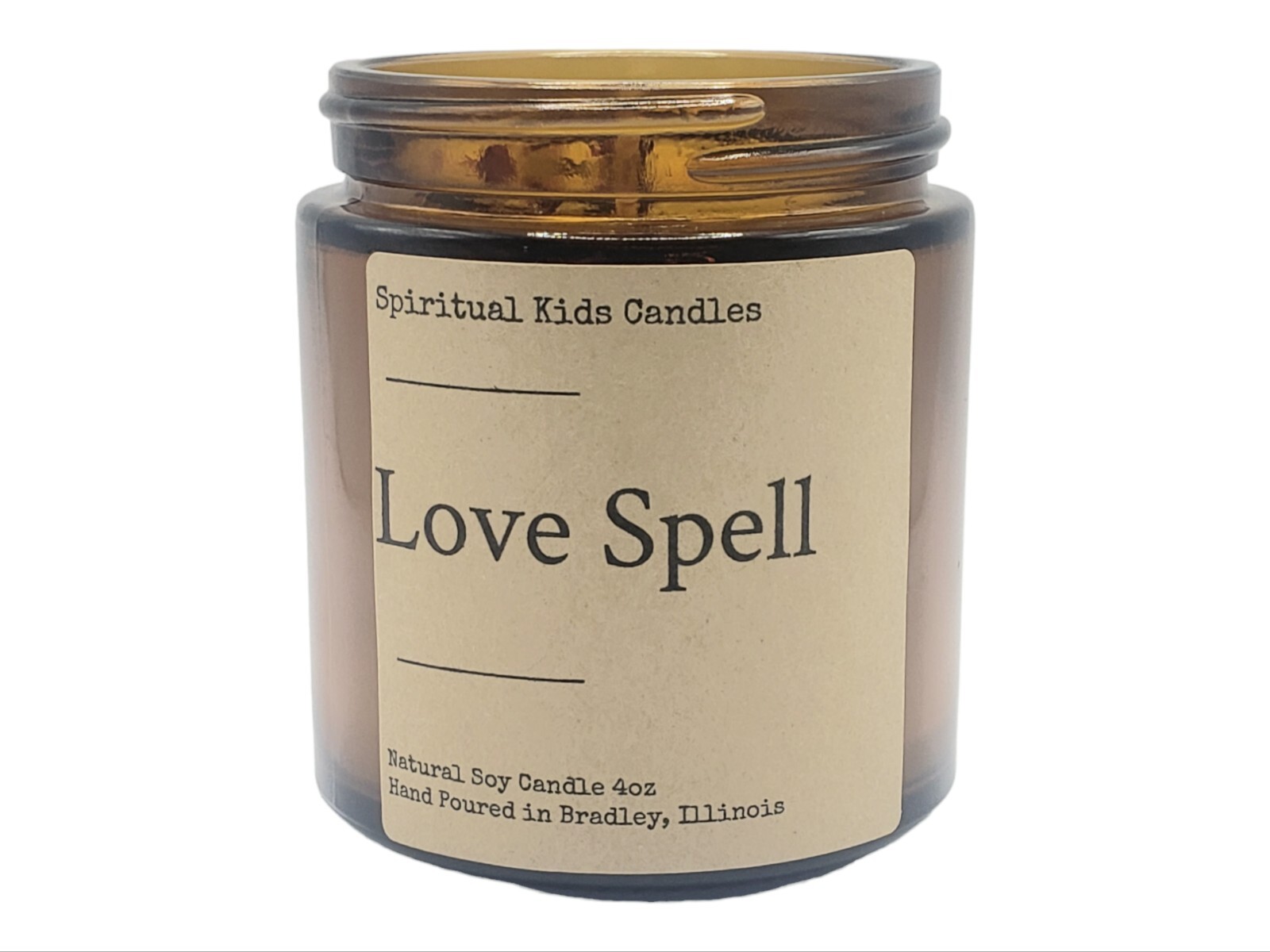 Love Spell Soy Candle 4oz Hand Poured | Floral Scent | Birthday Gift