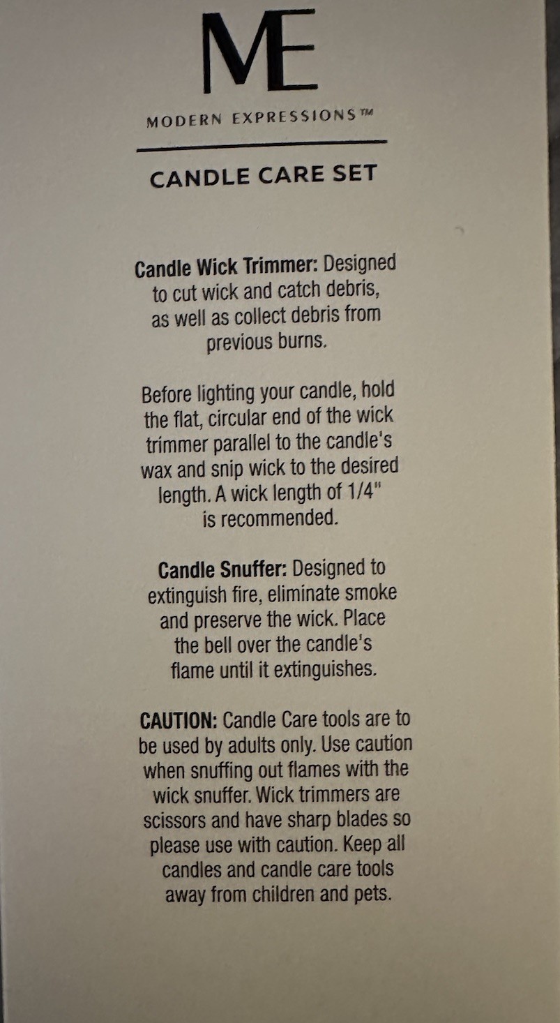 Modern Expressions Candle Care Set