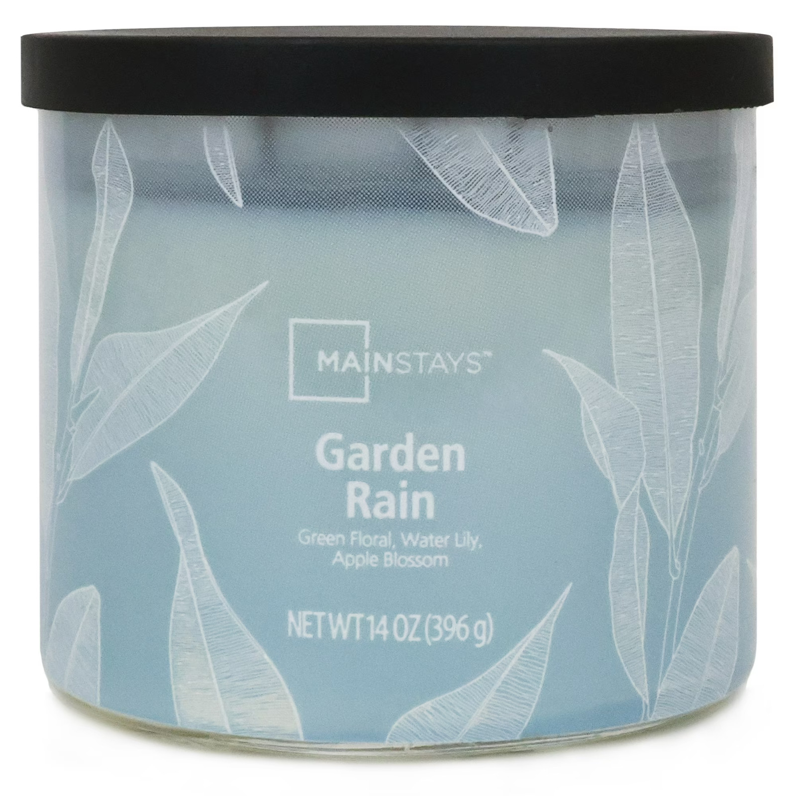 Mainstays 3-Wick Ombre Wrap Garden Rain Candle, 14-Ounce