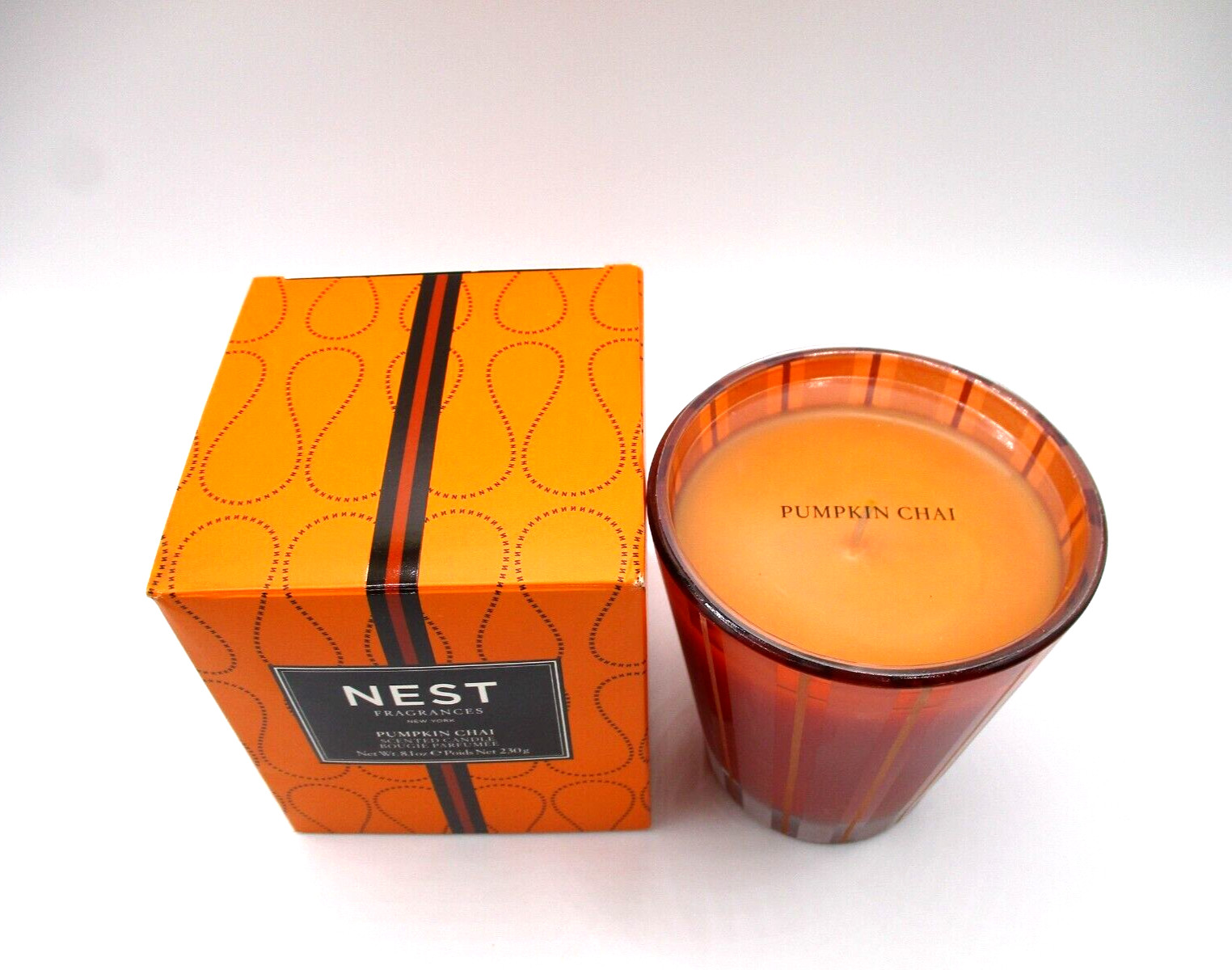 NEST Fragrances Pumpkin Chai Scented Classic Candle ~ 8.1 oz / 230 g / BNIB