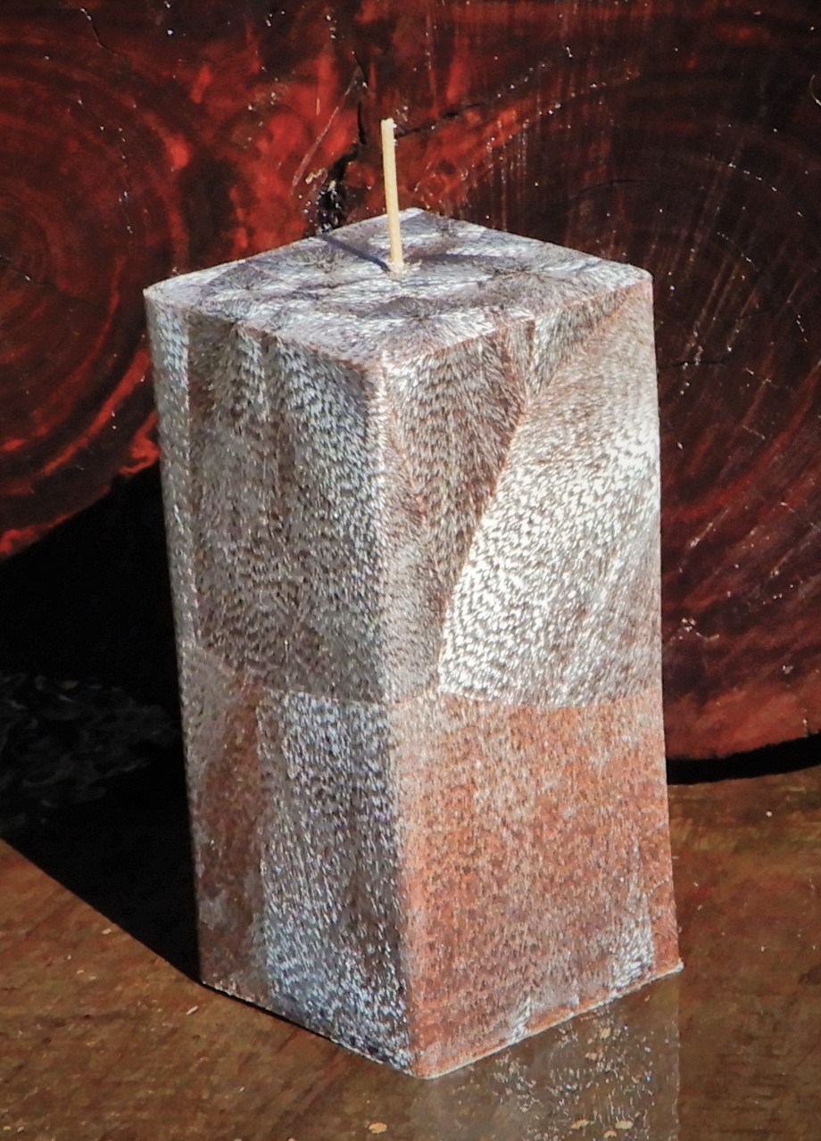 Citronella 1.2kg Square Crystalized Candle Pure Essential Oils Handmade in QLD