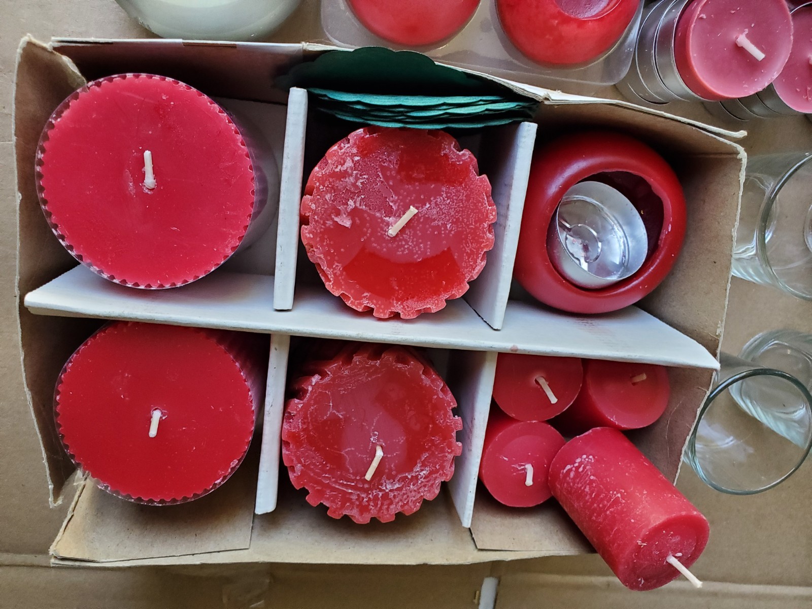 Mixed Lot of Votive Candle Assorted Colors and Scents 30+