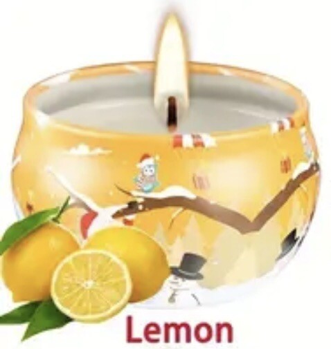 Christmas Mini Candle-Lemon