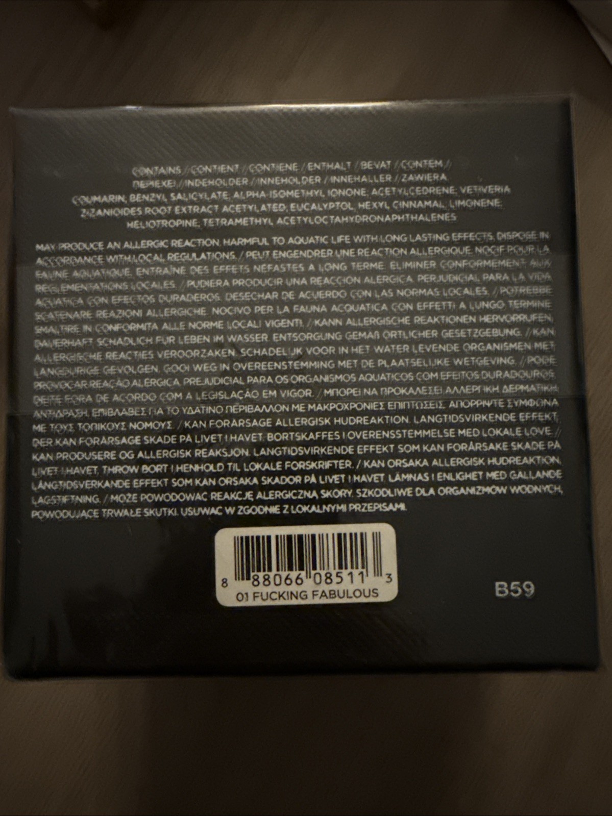 Tom Ford..Fucking Fabulous Candle Bougie Height 2.25 in. New