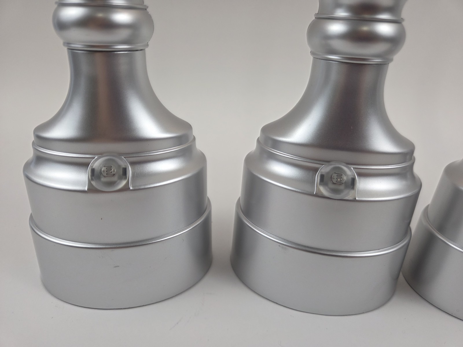Bethlehem Lights (4) Premium Cordless Window Candles Satin Nickel