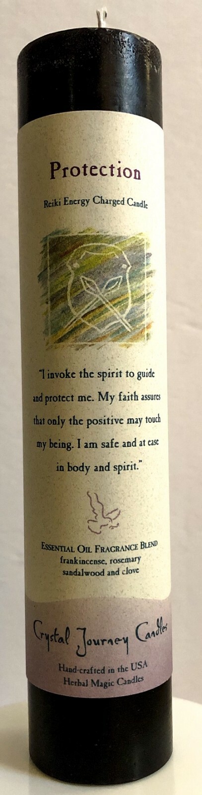 Crystal Journey Reiki Charged Candle – Herbal Magic Pillar – Free Shipping!