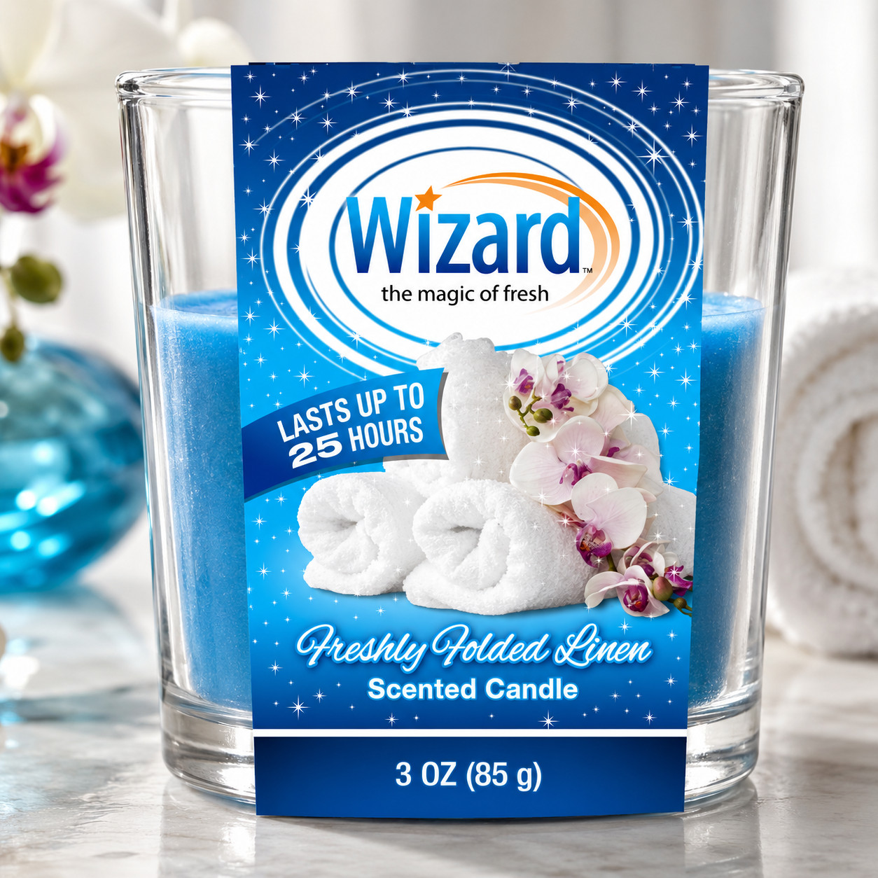 Wizard Scented Candle 12 Pack Choose Fragrance 3oz Glass Jar Home Decor Gift Set