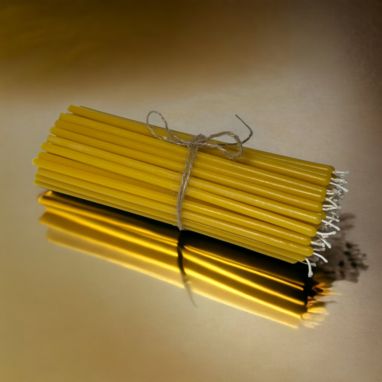 100% Beeswax Thin Taper Ritual Candles – 7.5″ x 0.2″, Multi-Color Options