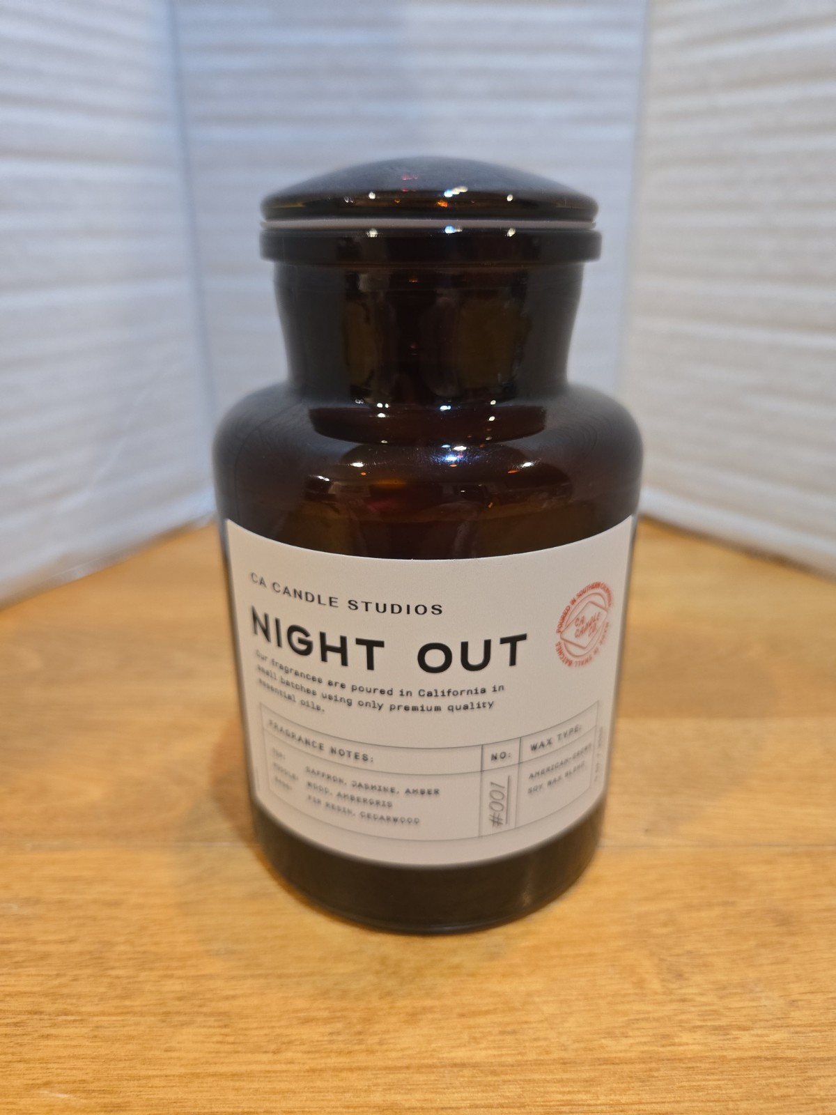 Leoben Night Out One Wick 9 Ounce Candle Made In USA Vegan Soy Wax