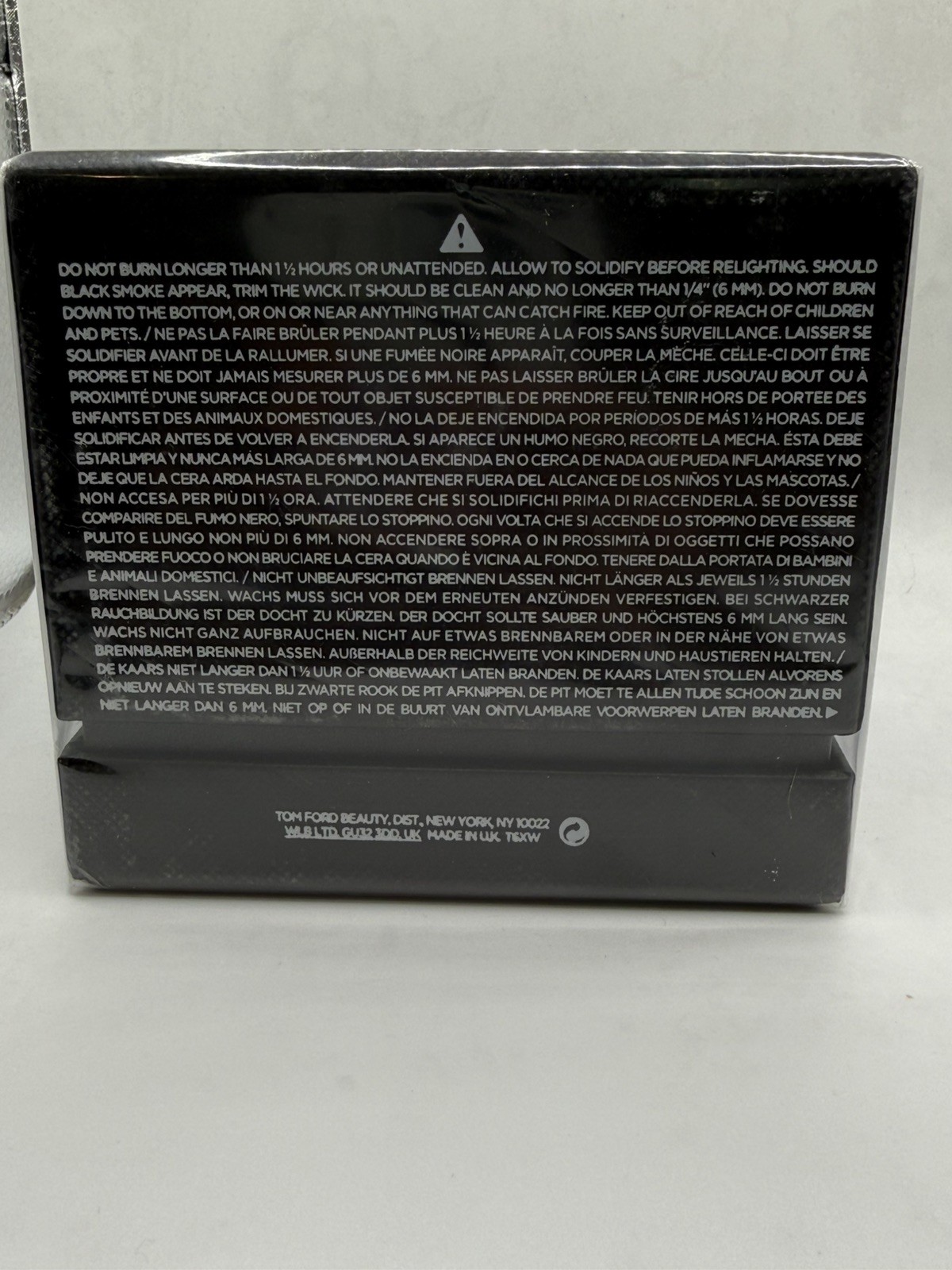 Tom Ford Fabulous Candle Bougie, 2 1/2 in Height And Width, New, SEALED