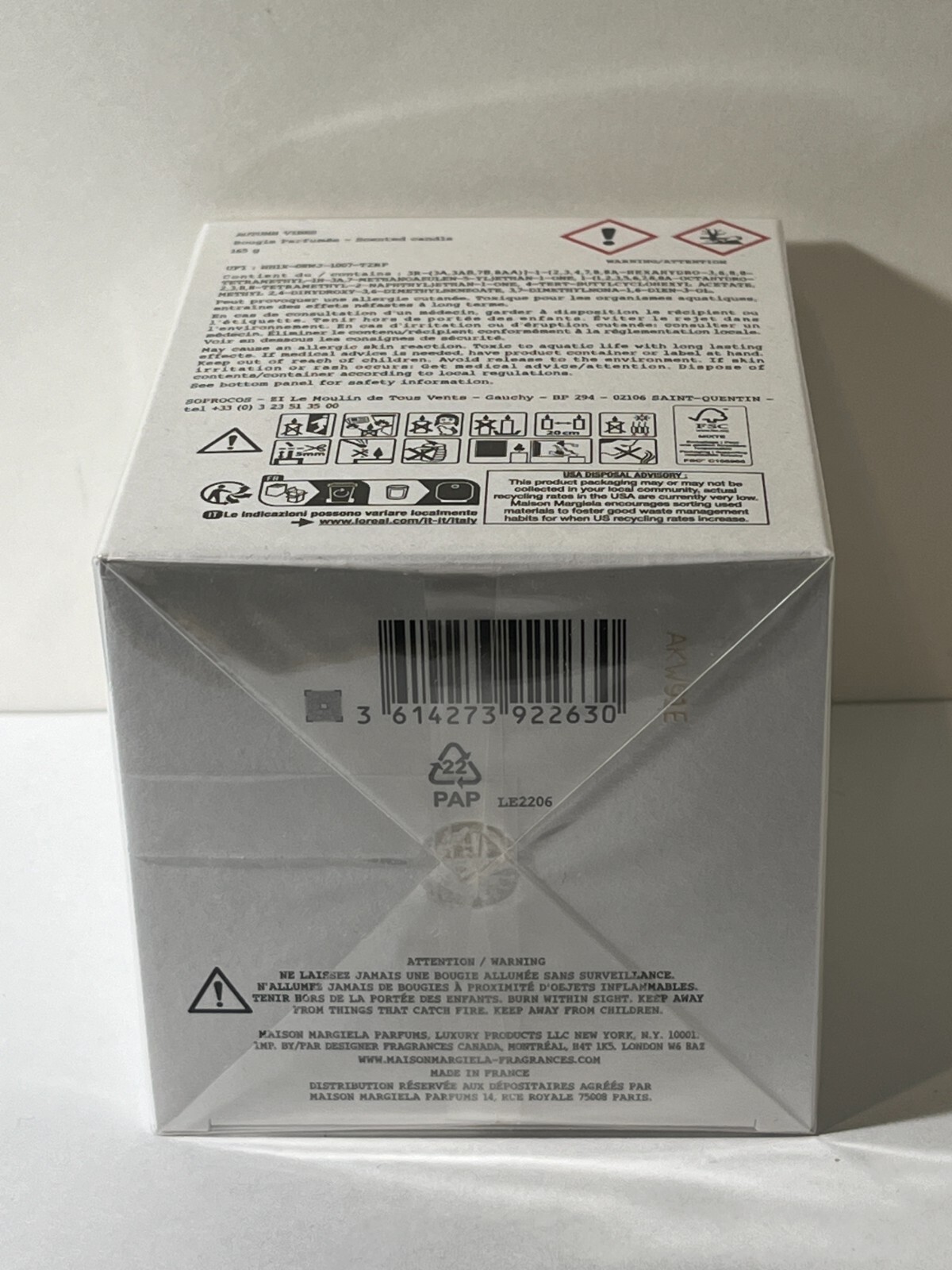 Maison Margiela Replica Autumn Vibes Scented Candle 5.82 OZ / 165 G New sealed