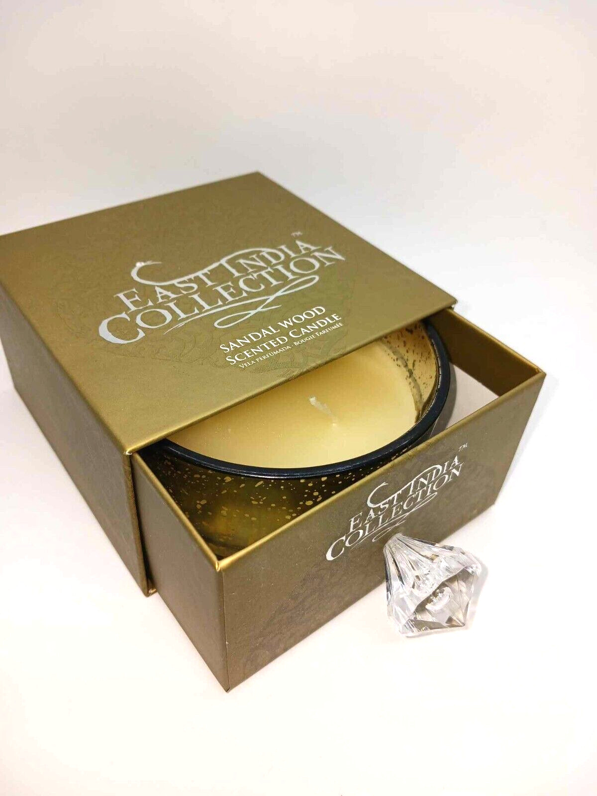 East India Collection Sandalwood 3 wick candle NEW