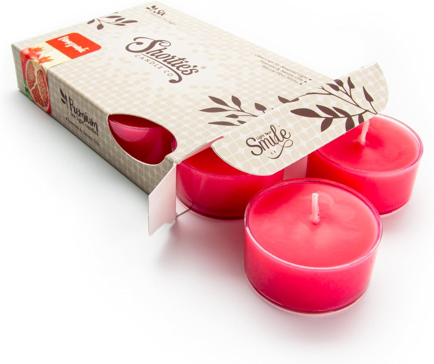 Bayberry Fir Premium Tealight Candles – Highly Scented with Essential Oils – 6