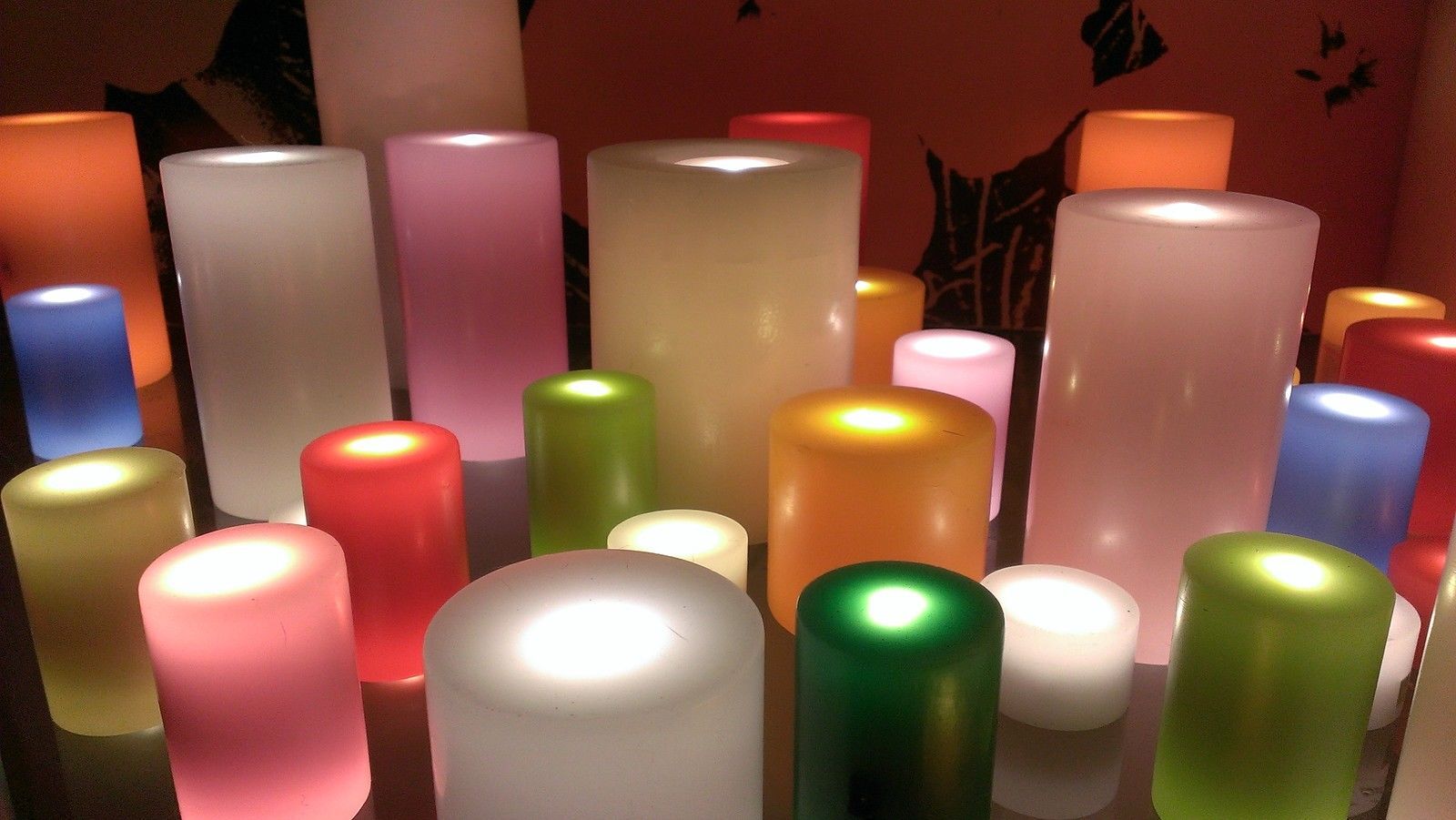 RICH ROSE LED Candle Rechargeable Touch Control Dimmable up to 5 days