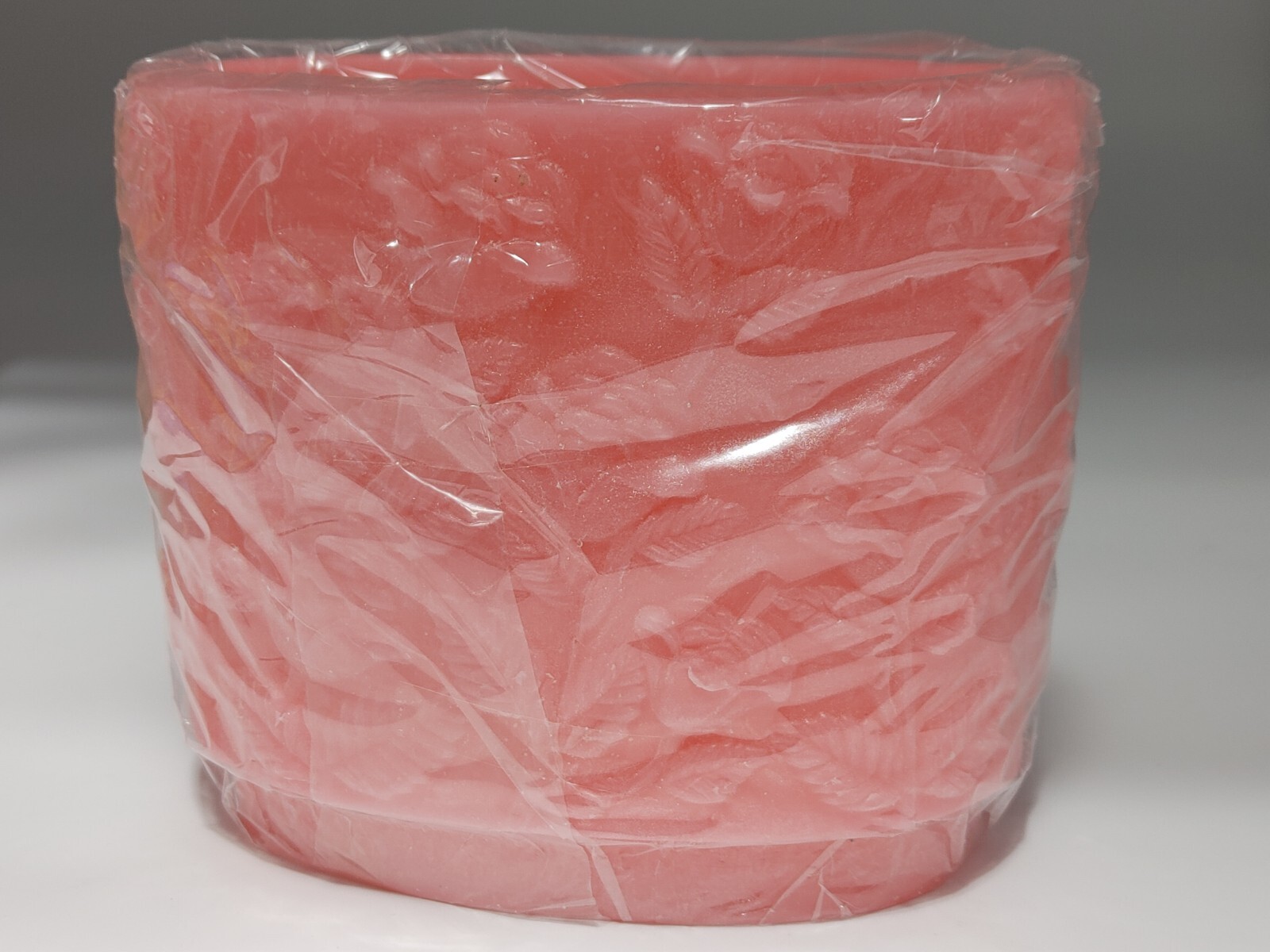 Casa Lumina Rose Scented Oval Floral Carved Candle Large Valentines Gift New