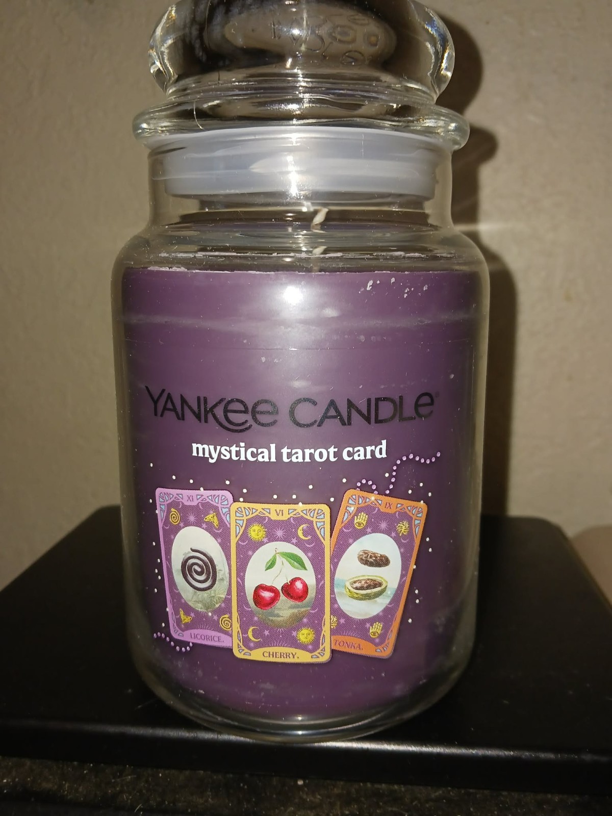 YANKEE CANDLE Mystical Tarot Card 22oz Original Jar New HTF