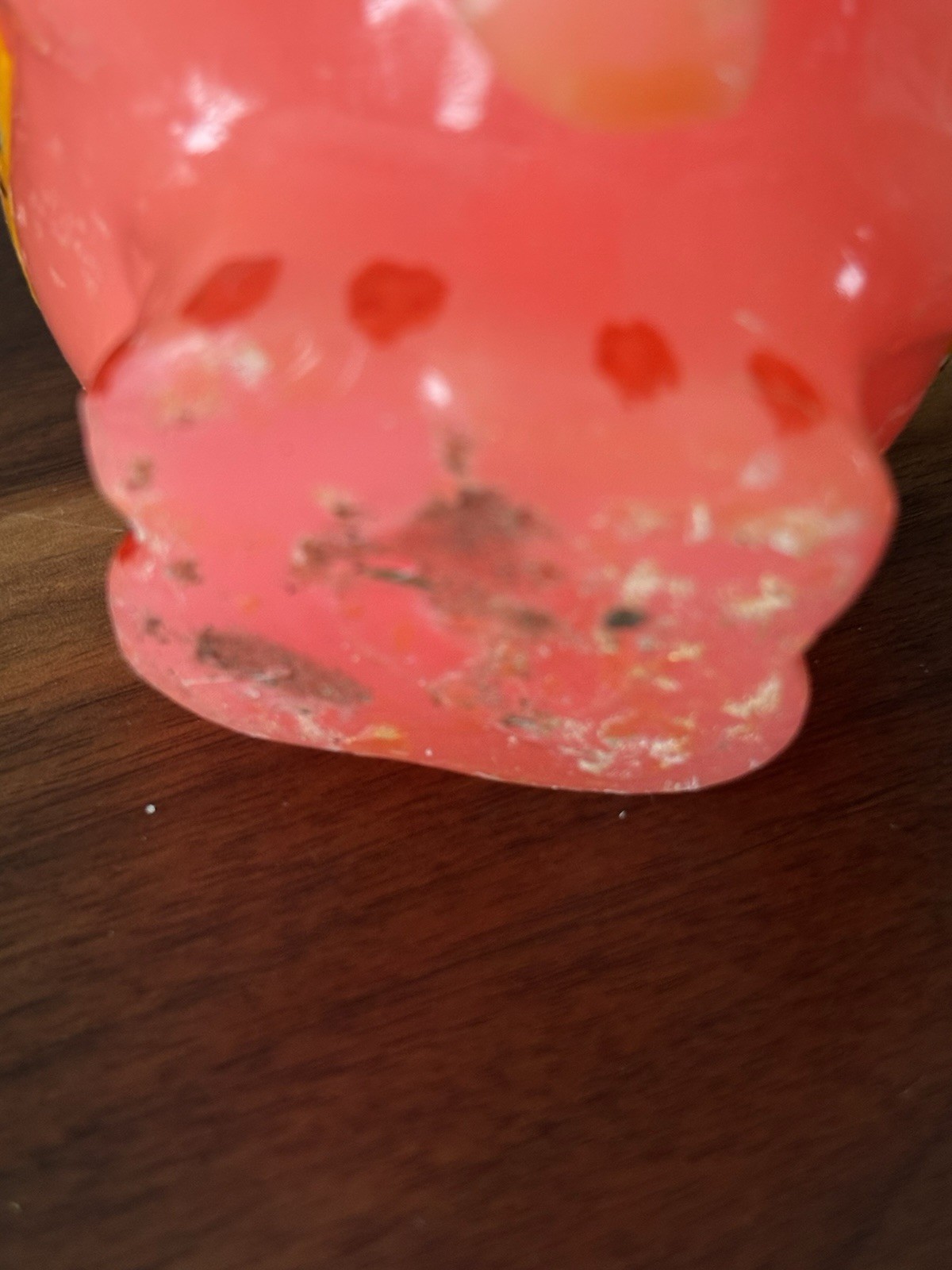 Vintage 1970s Pink Elephant Candle Groovy Hippie Bedroom Wax Used 3”x3”