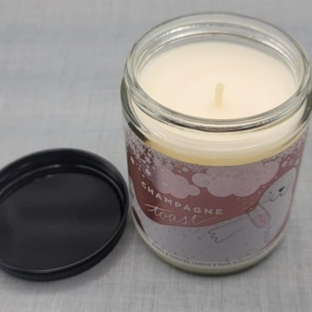 4 Pack – Bath & Body Works Champagne Toast single wick candle – Net Wt. 7 Oz.