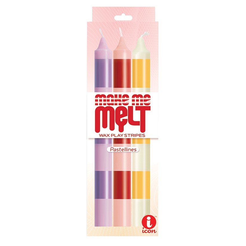 Make Me Melt Warm Drip Candles 4 Pack – Pick Color – Black or Passion