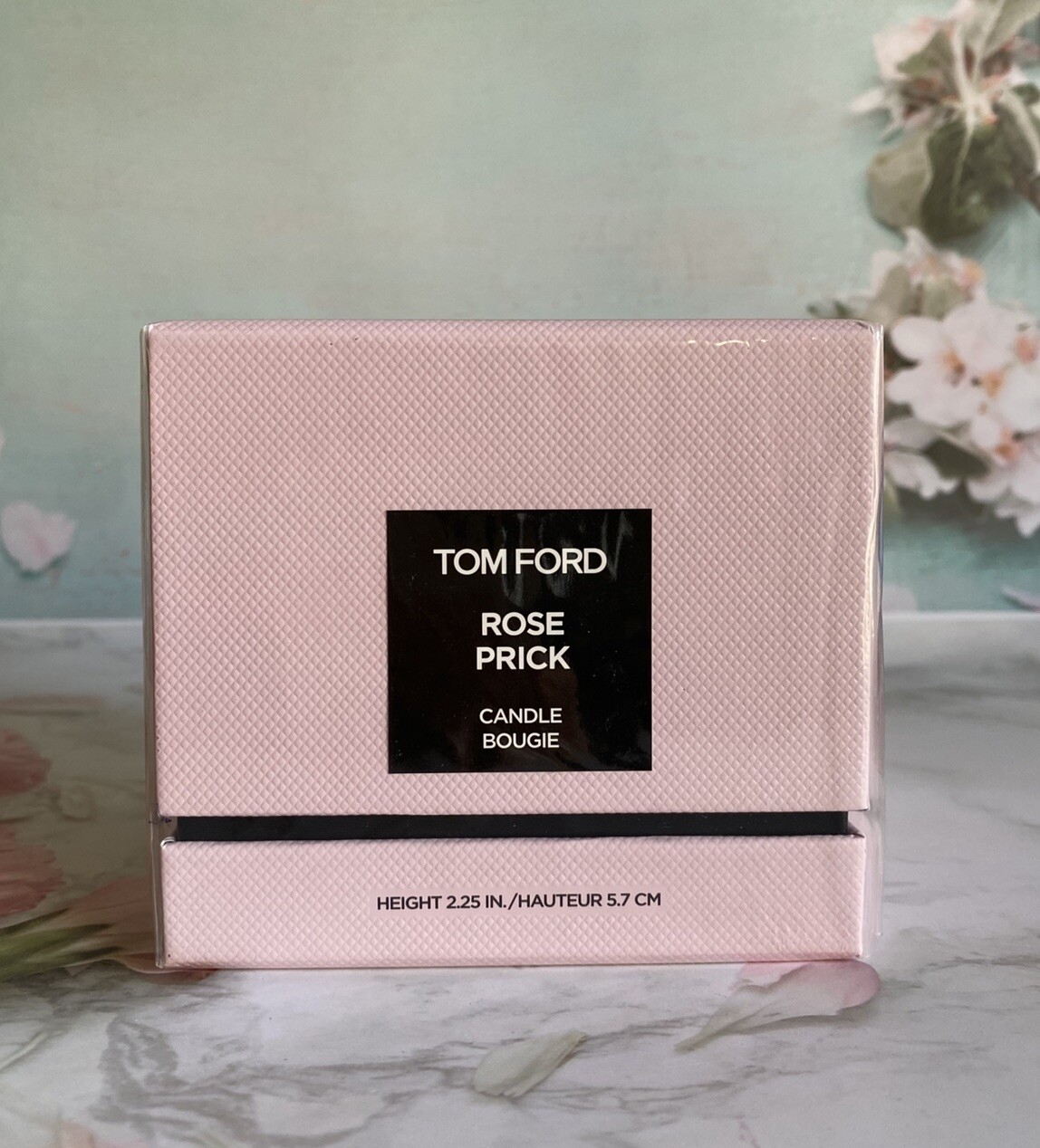 Tom Ford Rose Prick Candle Bougie – Brand New, Sealed in Box, Height 2.25″