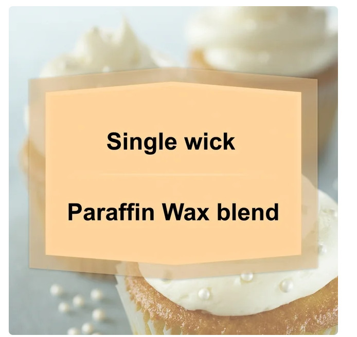 Vanilla Scented Single-Wick Large Glass Jar Candle, 20 oz ( 2 PACK )