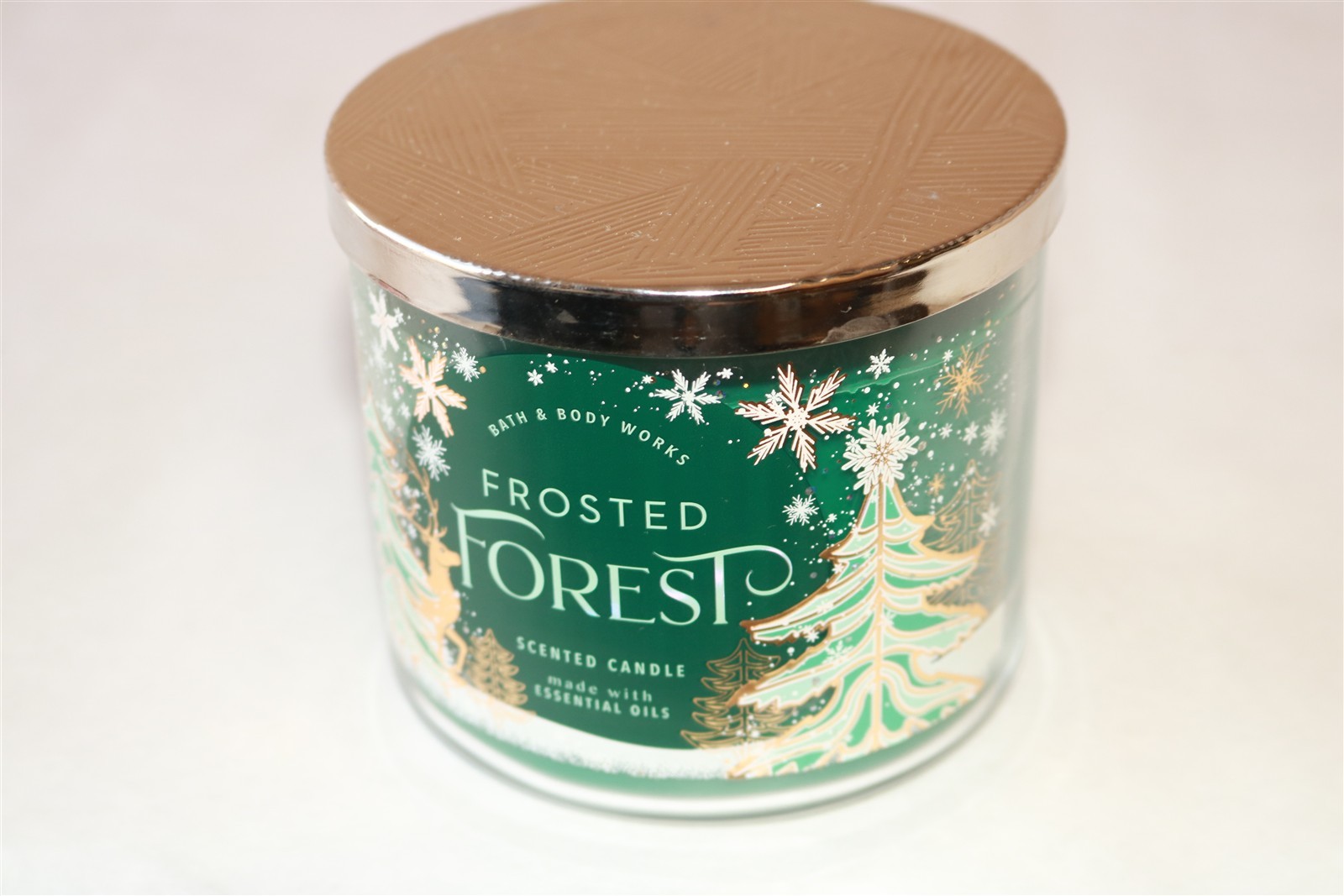 BATH & BODY WORKS – Frosted Forest Christmas – 14.5 oz 3 Wick Jar Candle NEW