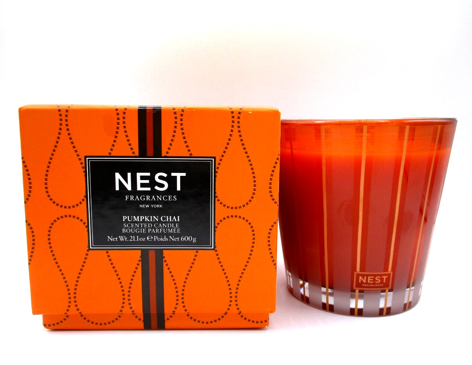 NEST Fragrances Pumpkin Chai Scented Classic Candle ~ 21.1 oz/600 g / BNIB