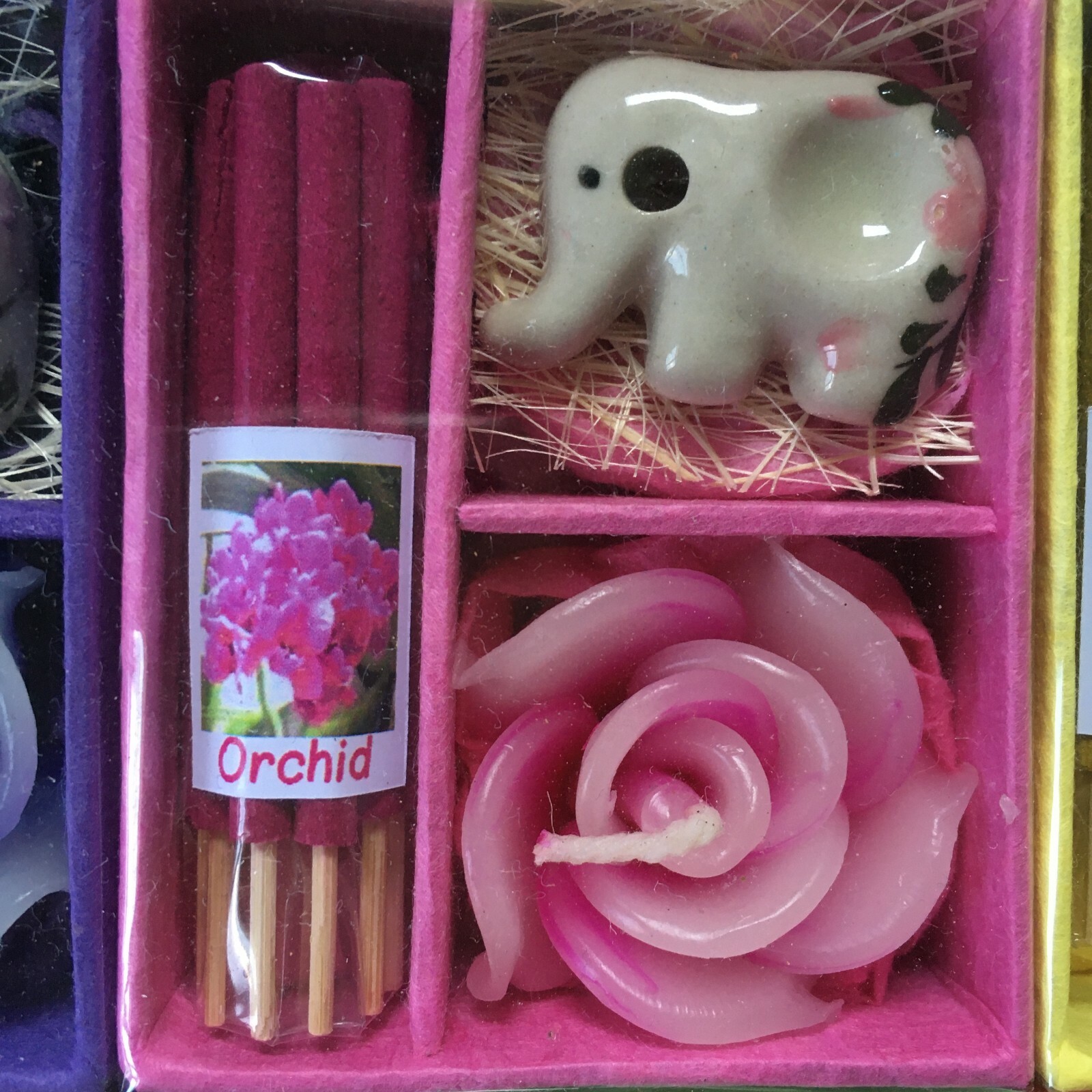 12 Pcs Incense Sticks Burn Candle Thai Aroma Spa Relax Handmade Gift
