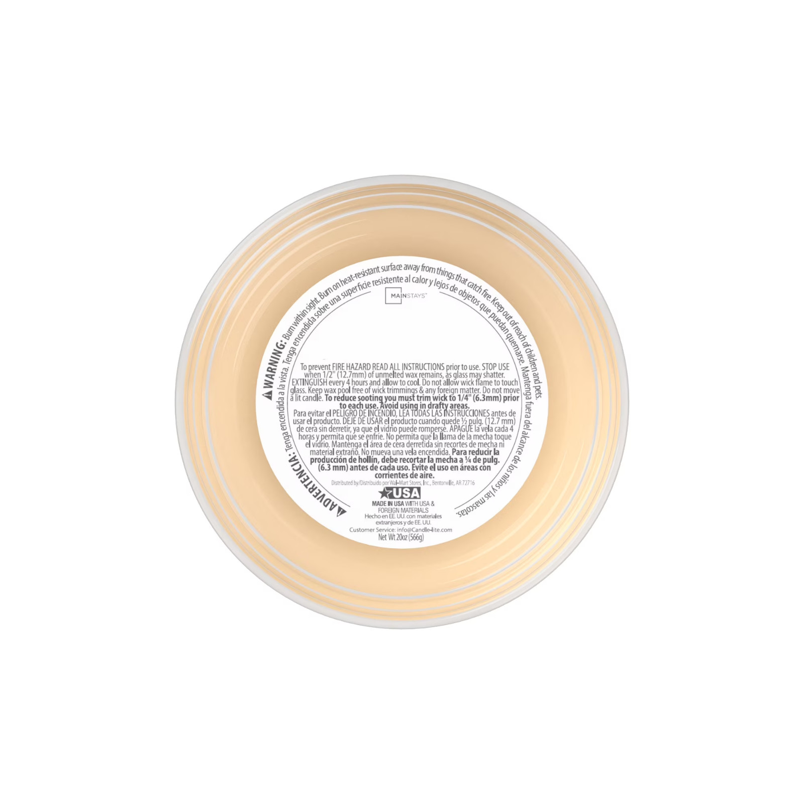 Single-Wick Scented Glass jar candle Frosted spice cupcakes 20oz….
