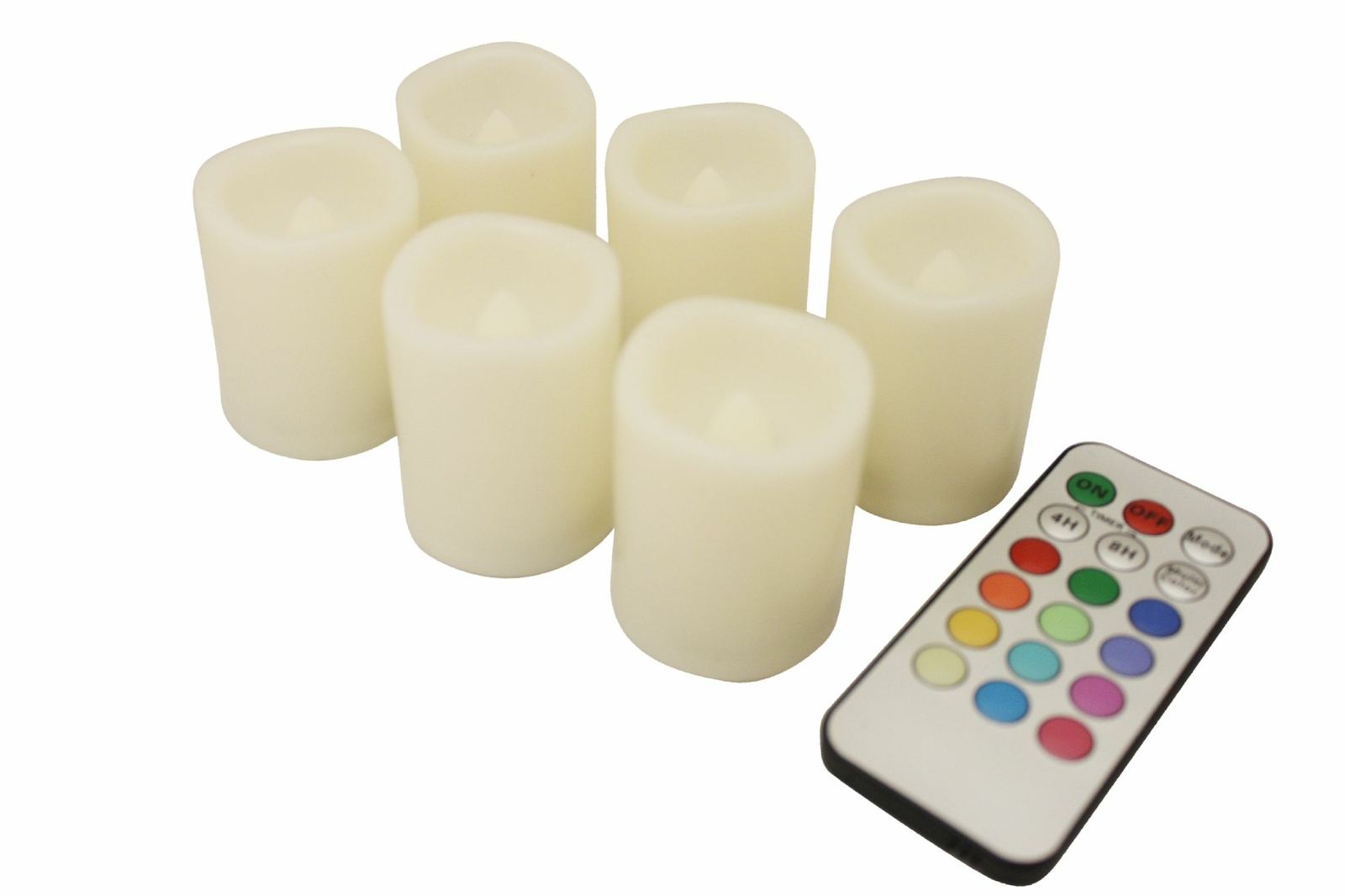 EcoGecko Indoor/Outdoor Remote Controlled Color Changing Votive Candlest