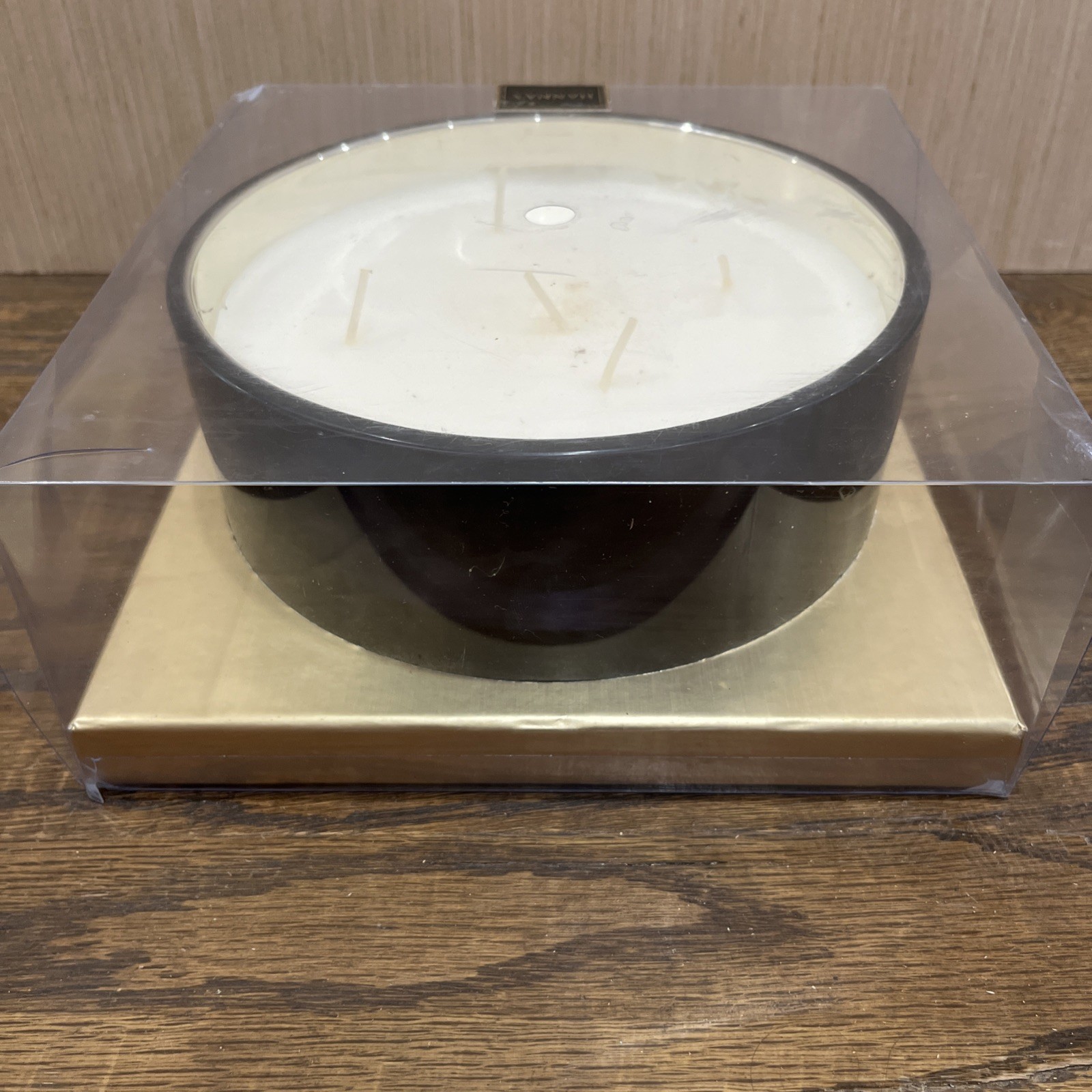5 Wick Luxury Fragrance Candle By Hanna’s Hearthside Gathering 36 oz Gold Black