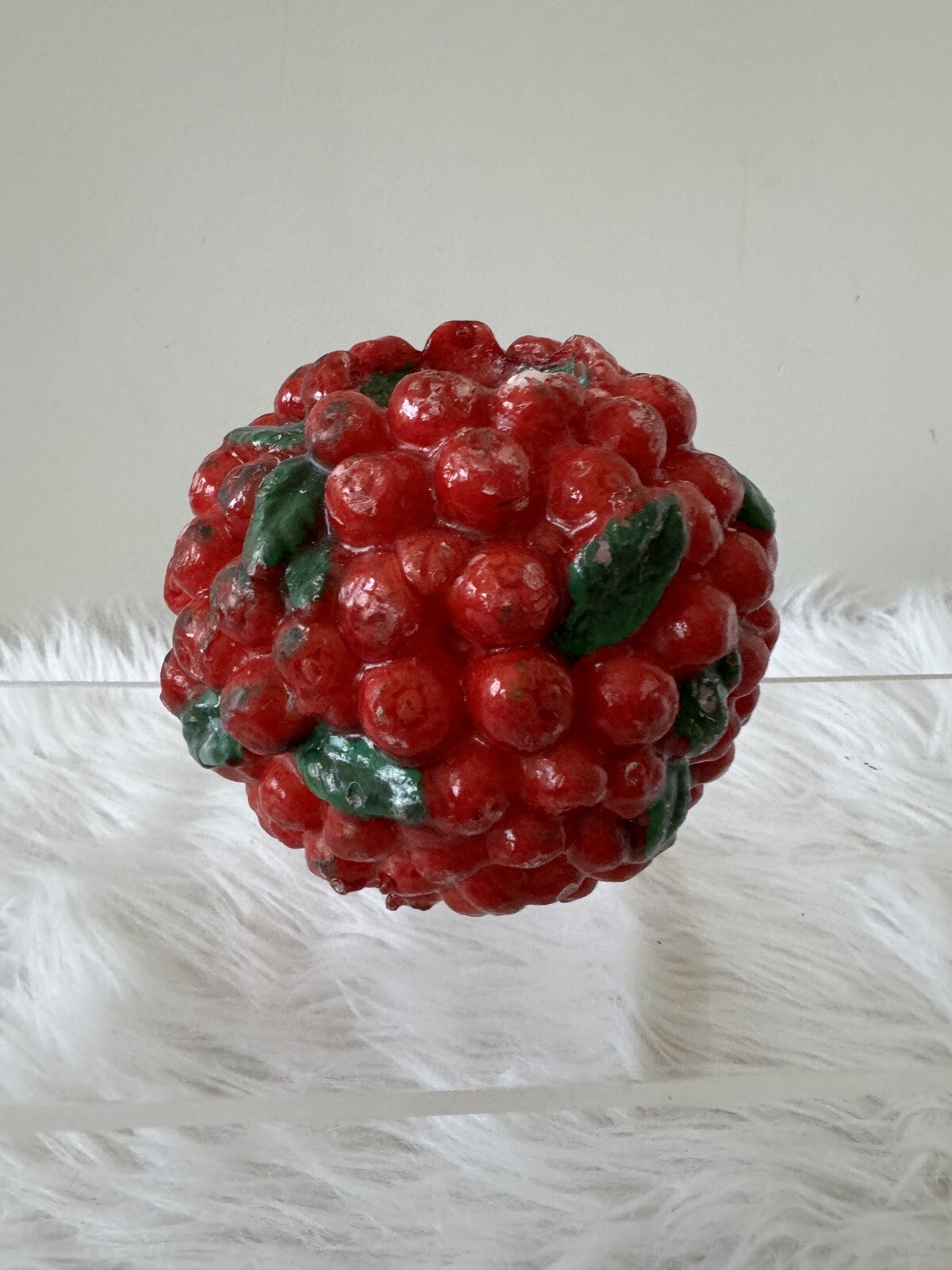 Dayton Hudson Co. Berry Candles-3 1/2″ Tall Made in Italy Vintage