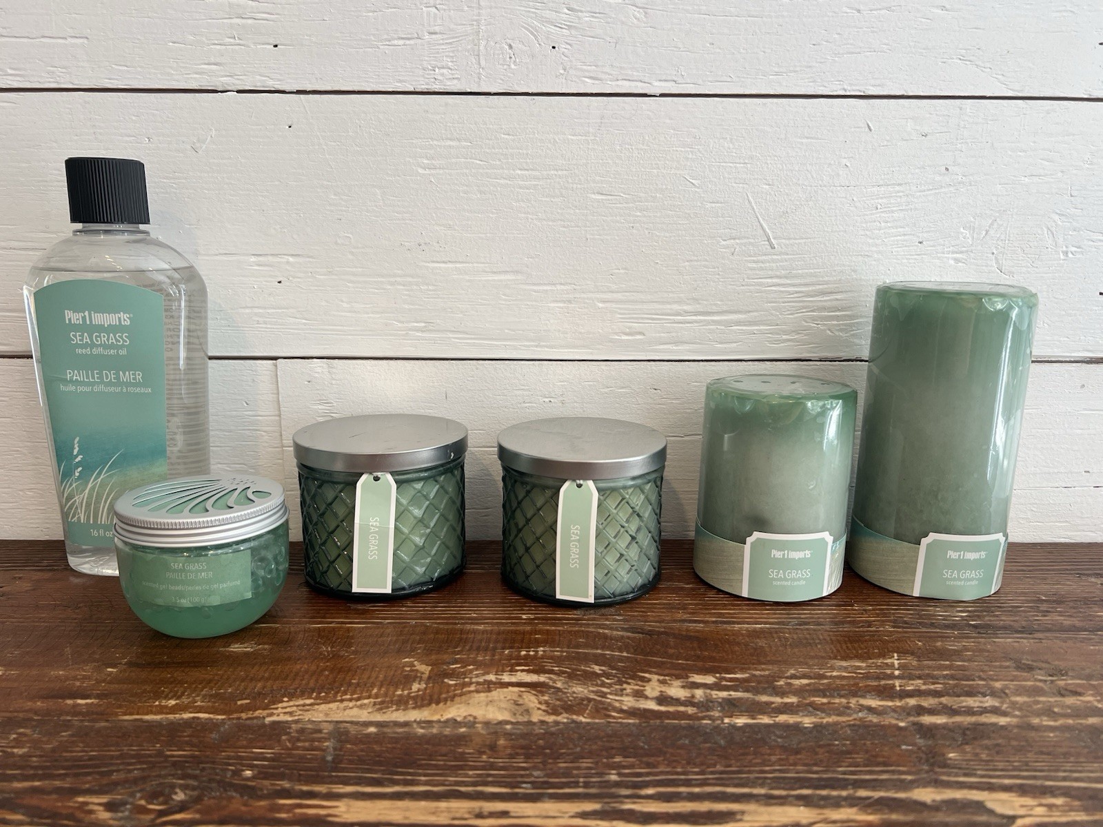 Pier One “sea Grass” Candle And Scent Collection. All Brand New With Tags.