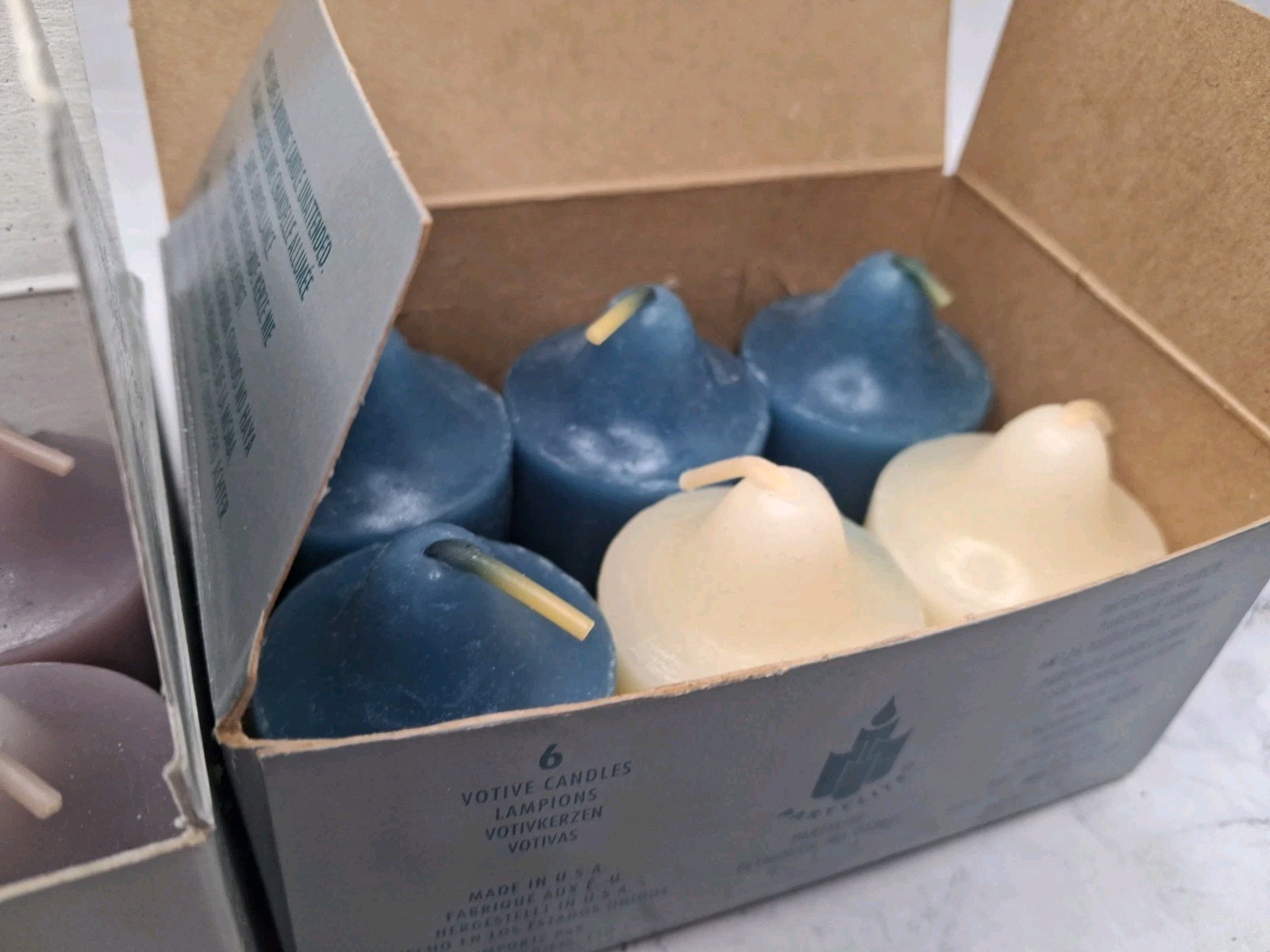 PartyLite Votive Candles Lot of 5 Boxes 30 Total Various Scents And Colors