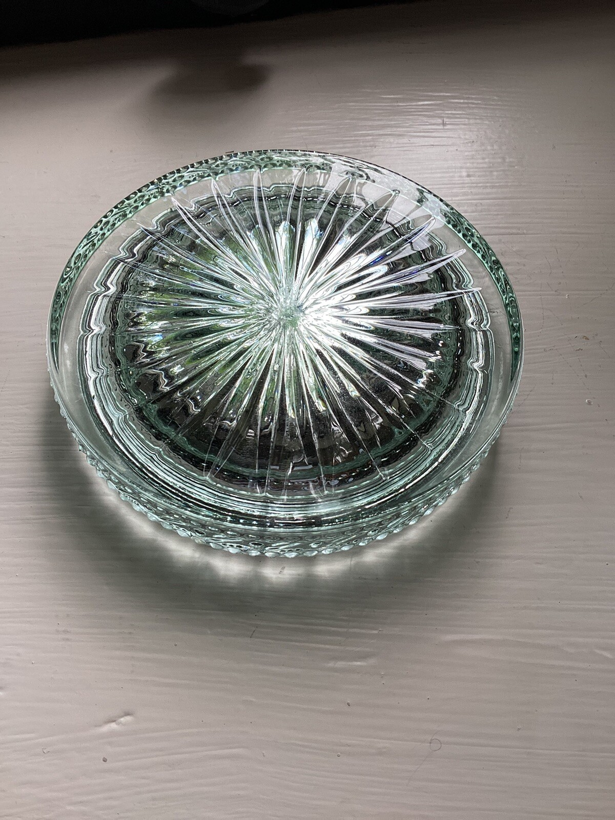 Voluspa GLASS ANTIQUE MIRROR JAR ONLY NO CANDLE 4″ X 3″ ROUND