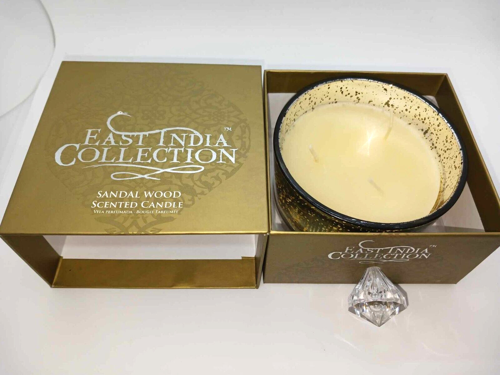 East India Collection Sandalwood 3 wick candle NEW
