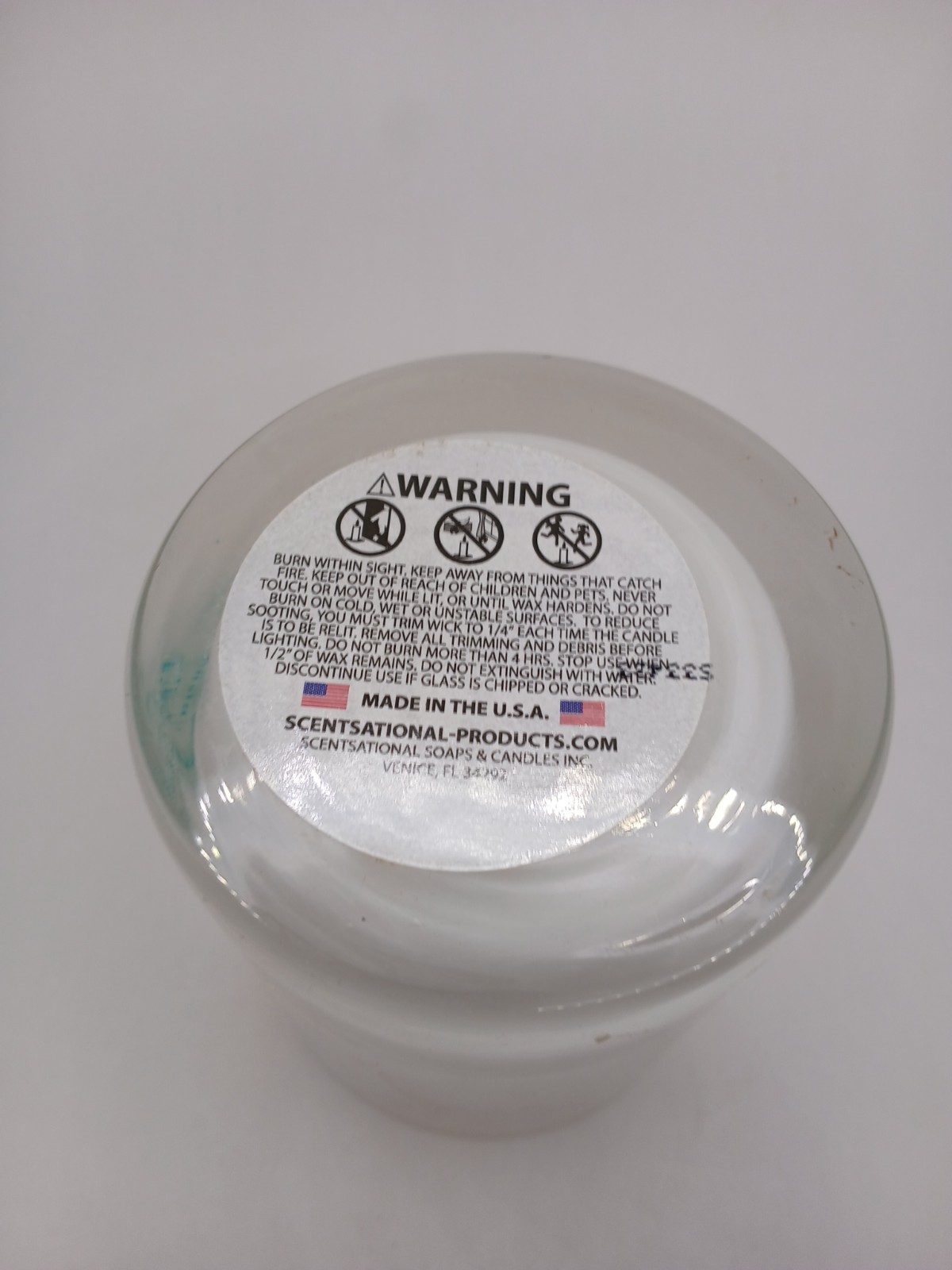 ScentSational Sea Salt & Vanilla Soy Candle 11oz Natural Soy Blend w/ Wood Lid