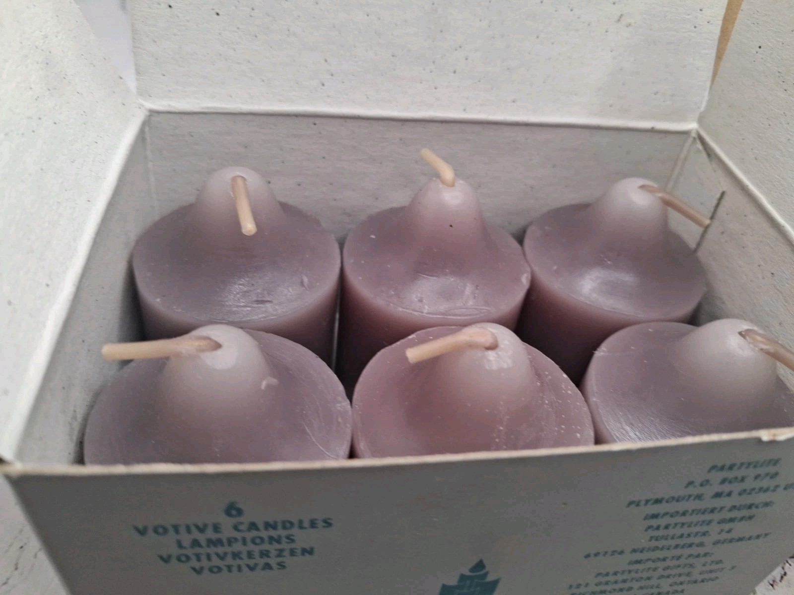 PartyLite Votive Candles Lot of 5 Boxes 30 Total Various Scents And Colors