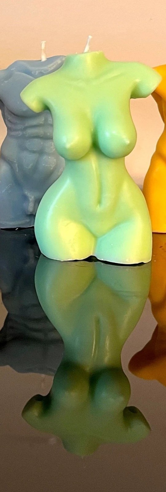 Body Shaped Scented Candle Soy Wax Female Torso Candle Romantic Decor Novelty