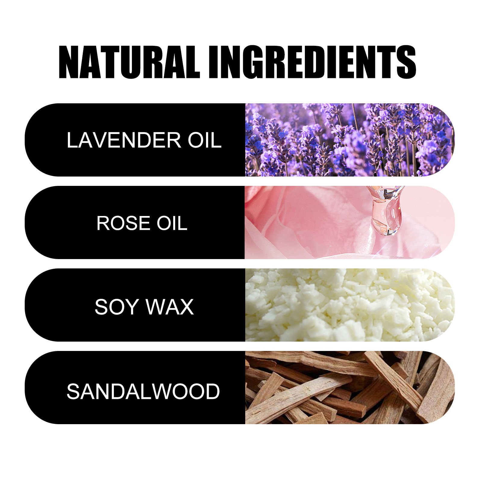 Candle Aromatherapy, Natural Fresh Lasting Fragrance Gift Romantic Home Bedroom
